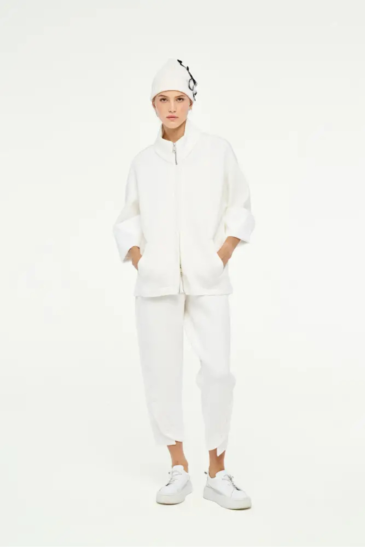 BİZE Almach Ceket - Beyaz