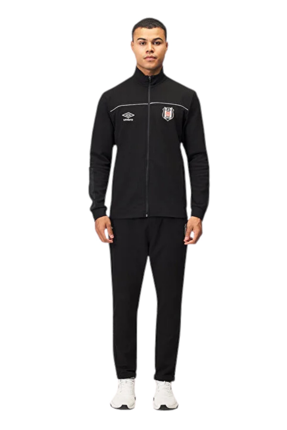 Beşiktaş Orijinal Lisanslı Fermuarlı Siyah Sweatshirt 25/26 Sezon görsel 3