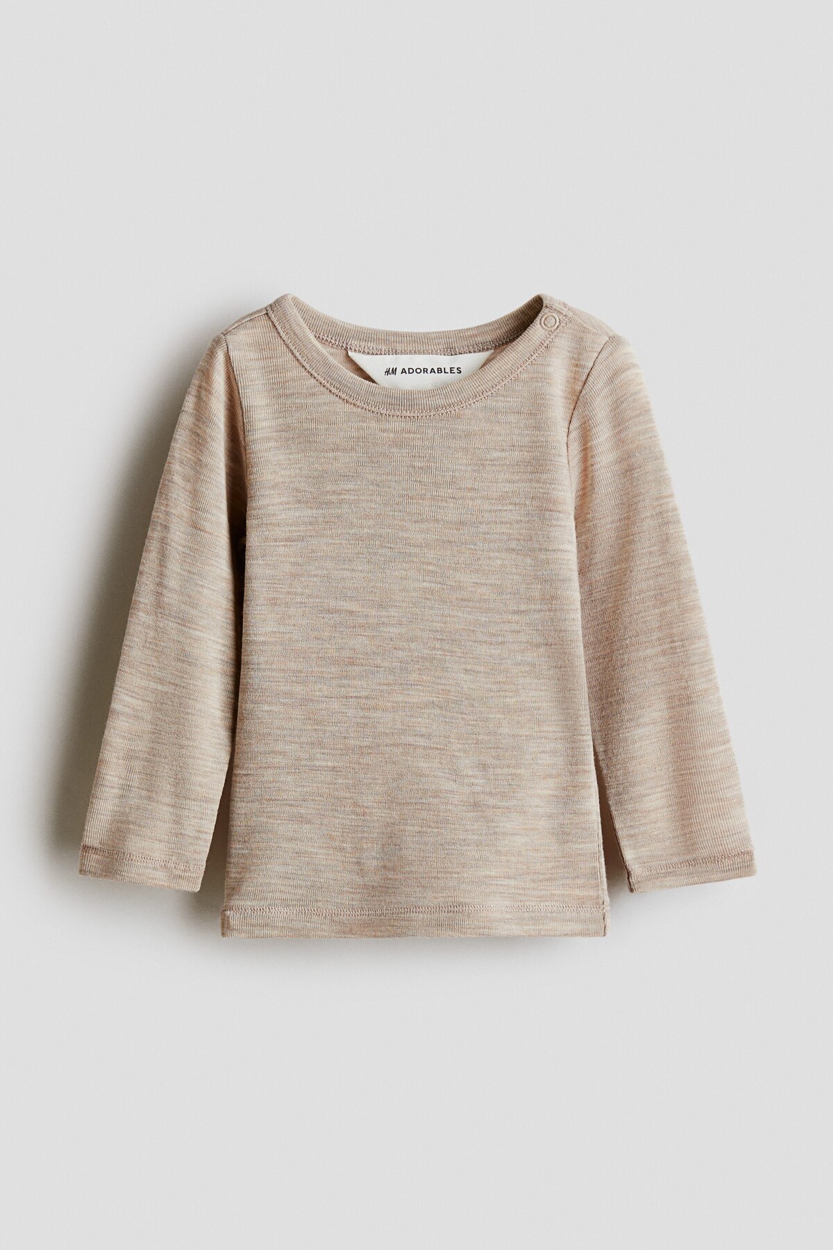 تاپ جرسی پشمی مرینوس اچ اند ام تی شرت H&M