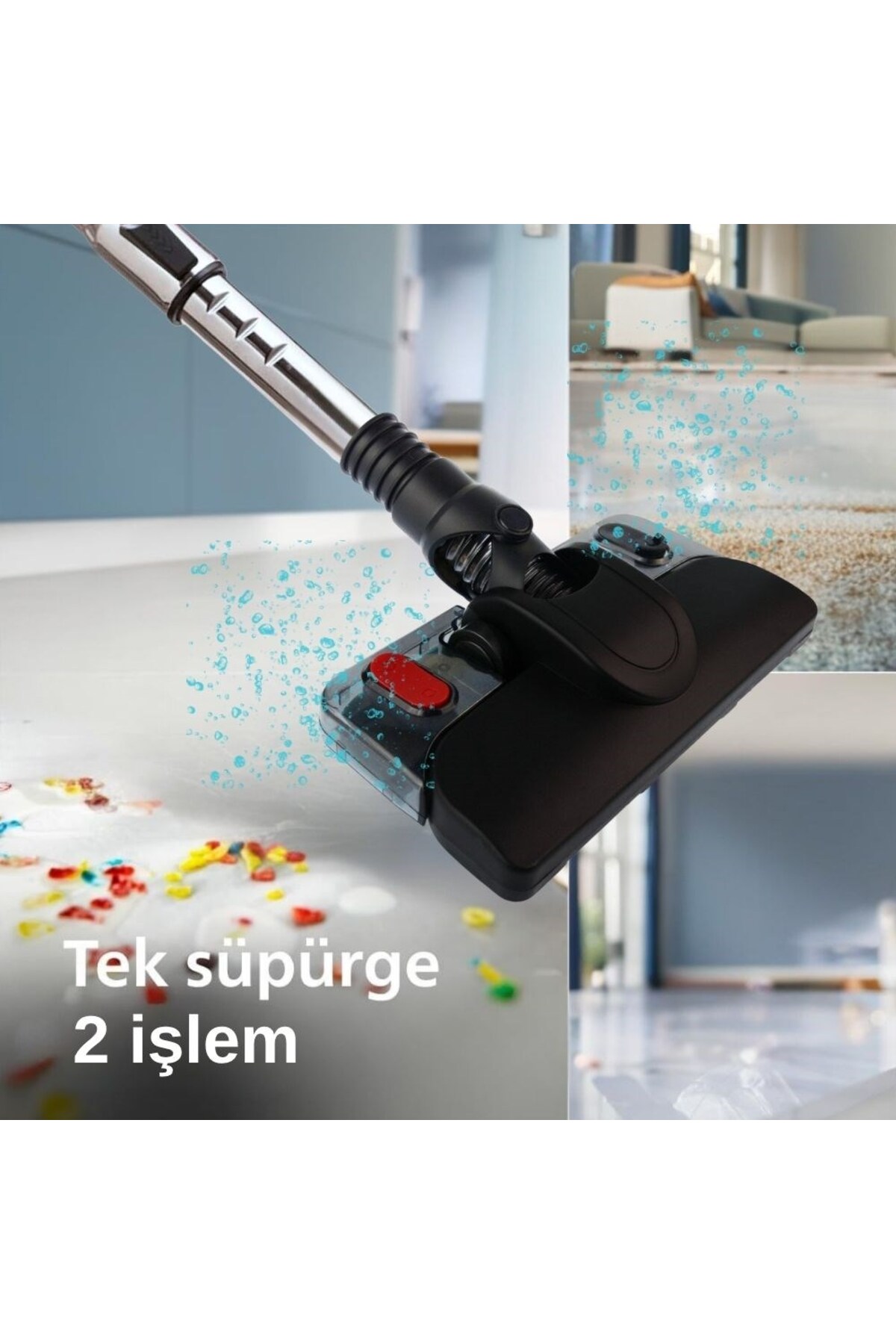 Supervac Miele Blizzard CX1 Cat&Dog Toz Torbasız Süpürge ile