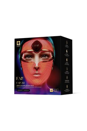 Foreo FAQ™ 202 Yaşlanma Karşıtı Silikon LED Yüz Maskesi