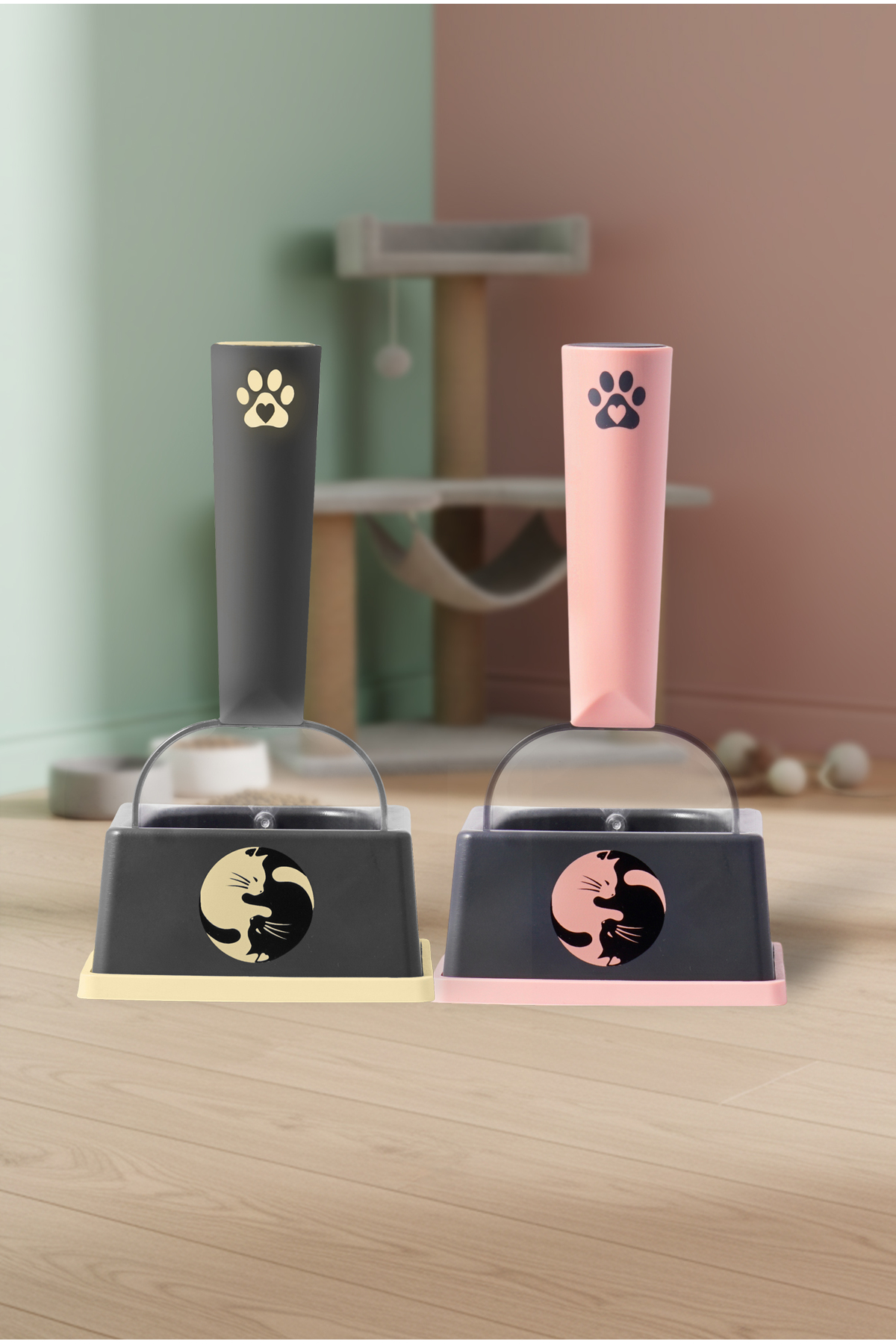Ceyus Standlı Platformlu Ölçülü Kedi Mama Kaşığı – 150 ml Ölçü Küreği, Kedi Mama Ölçü Kabı fotoğrafı 7 (önizleme)