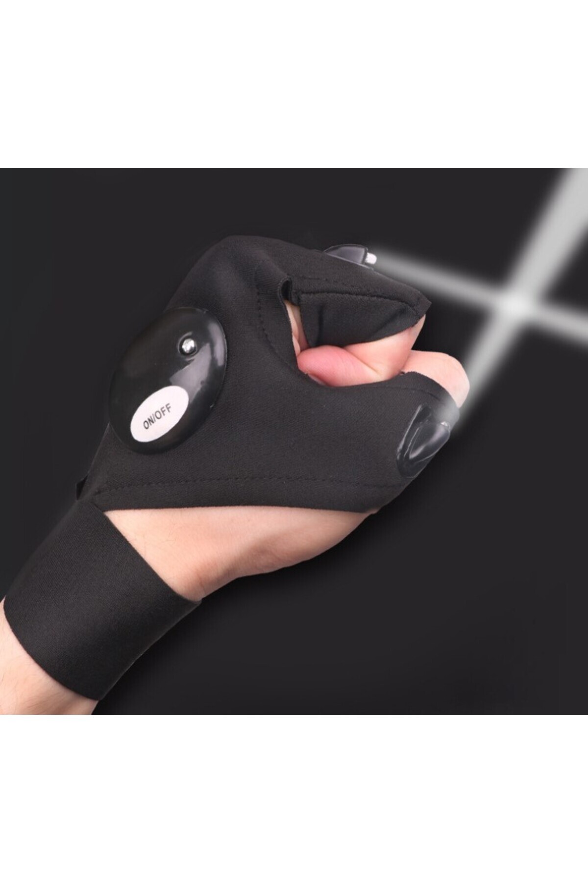 HELLO PAPANA Led Işıklı Çalışma Eldiveni Sağ Sol Çift