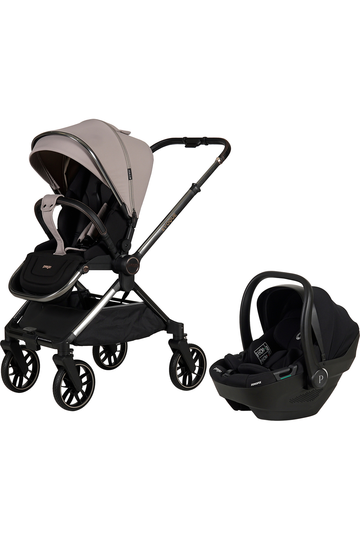 Prego Evoque İ-Size Koldan Çift Yönlü Travel Bebek Arabası