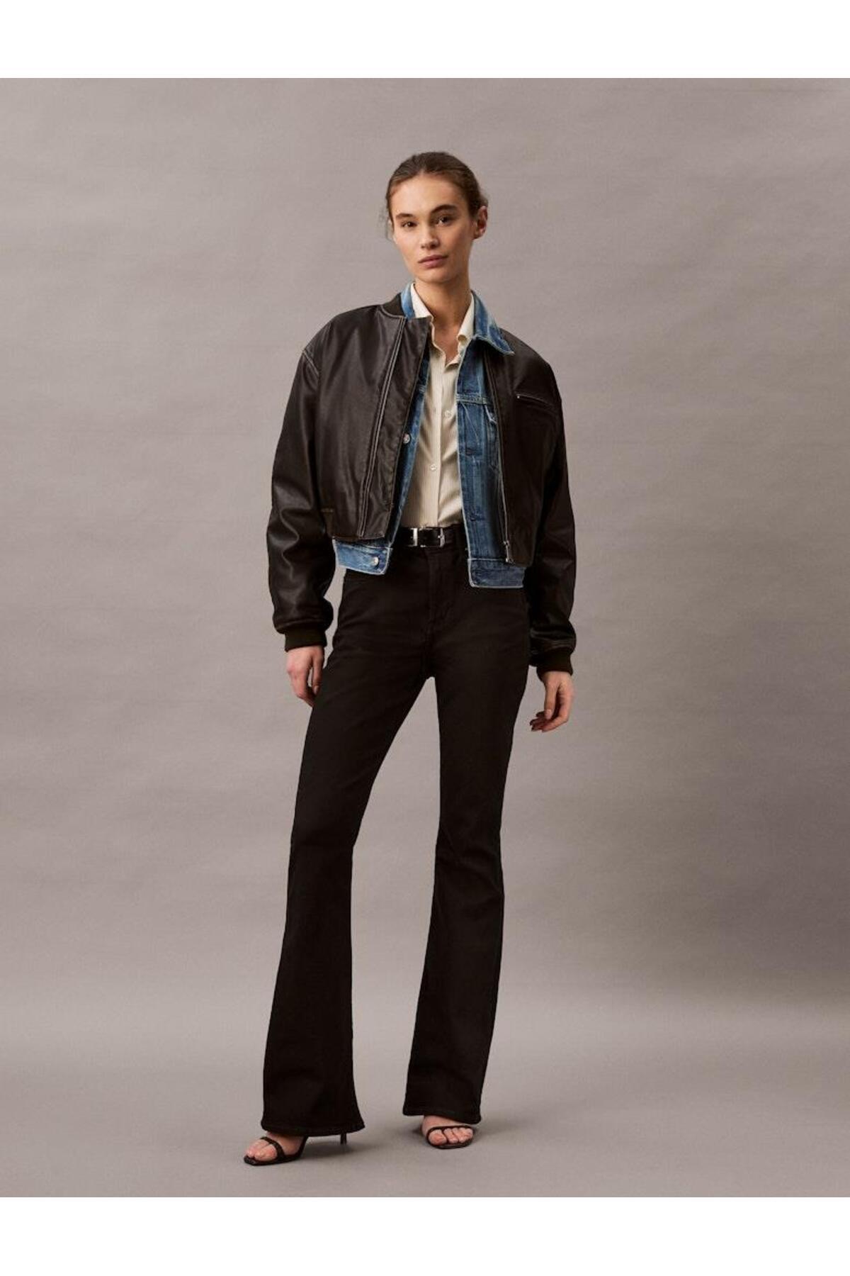 HIGH RISE FLARE CK CLASSIC BLACK