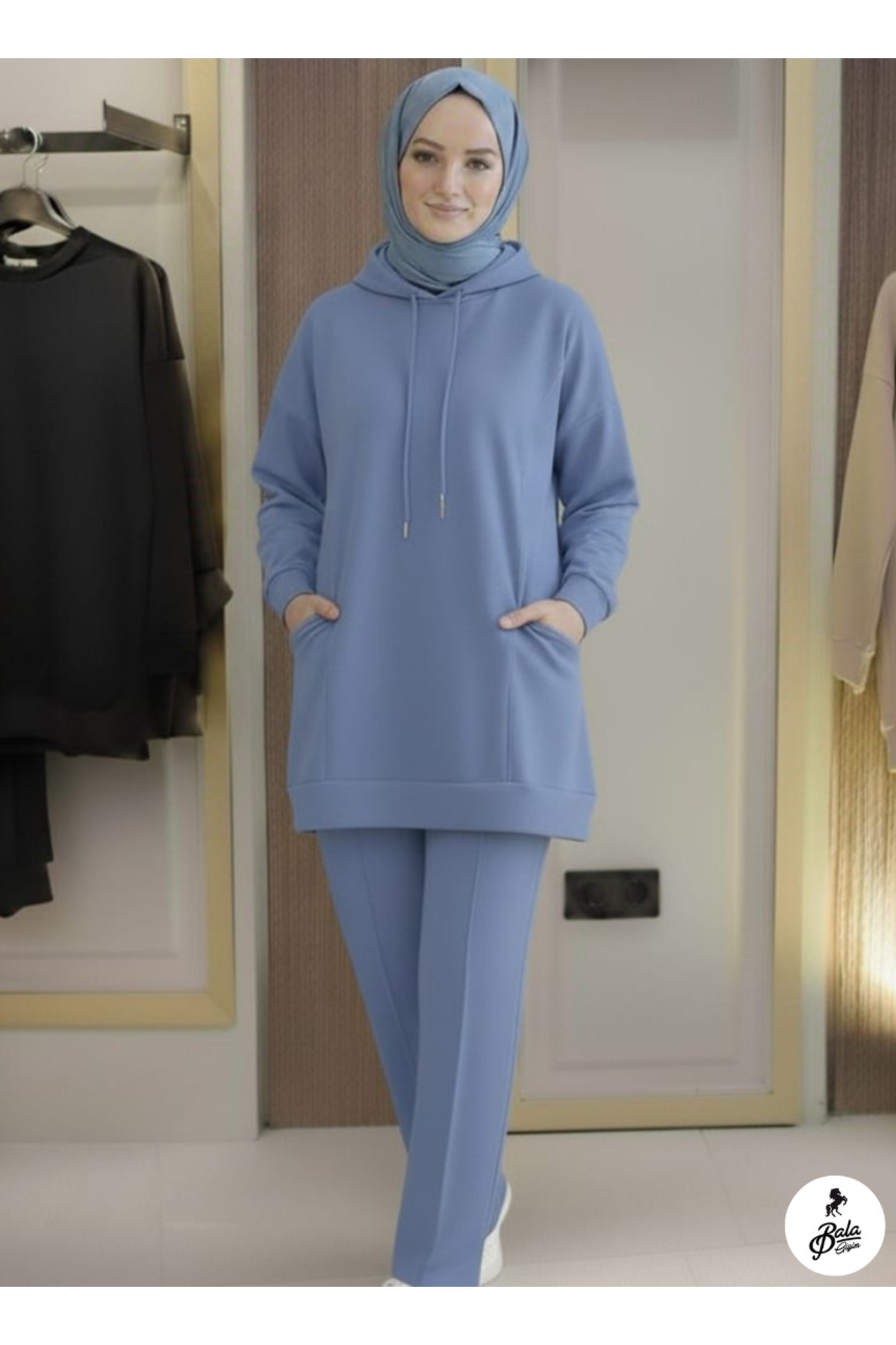 Bala Giyim Kadın Kapüşonlu Alt Üst Takım