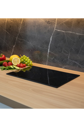 SÜMER CAM SUNUMLUK VE CAM KESME TAHTASI SİYAH