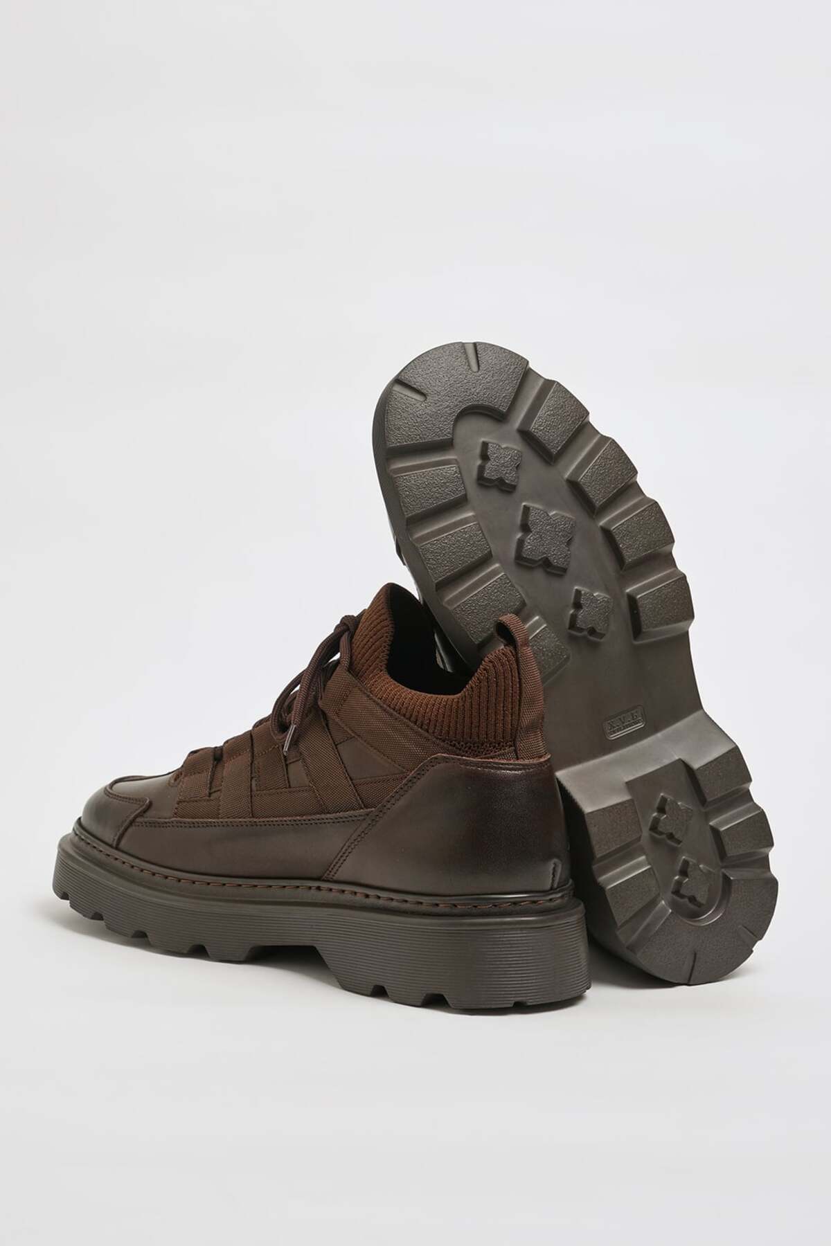 Faruk balkanas  Roberto Model Eva Taban Kombinasyonlu Deri Bot - Görsel 3