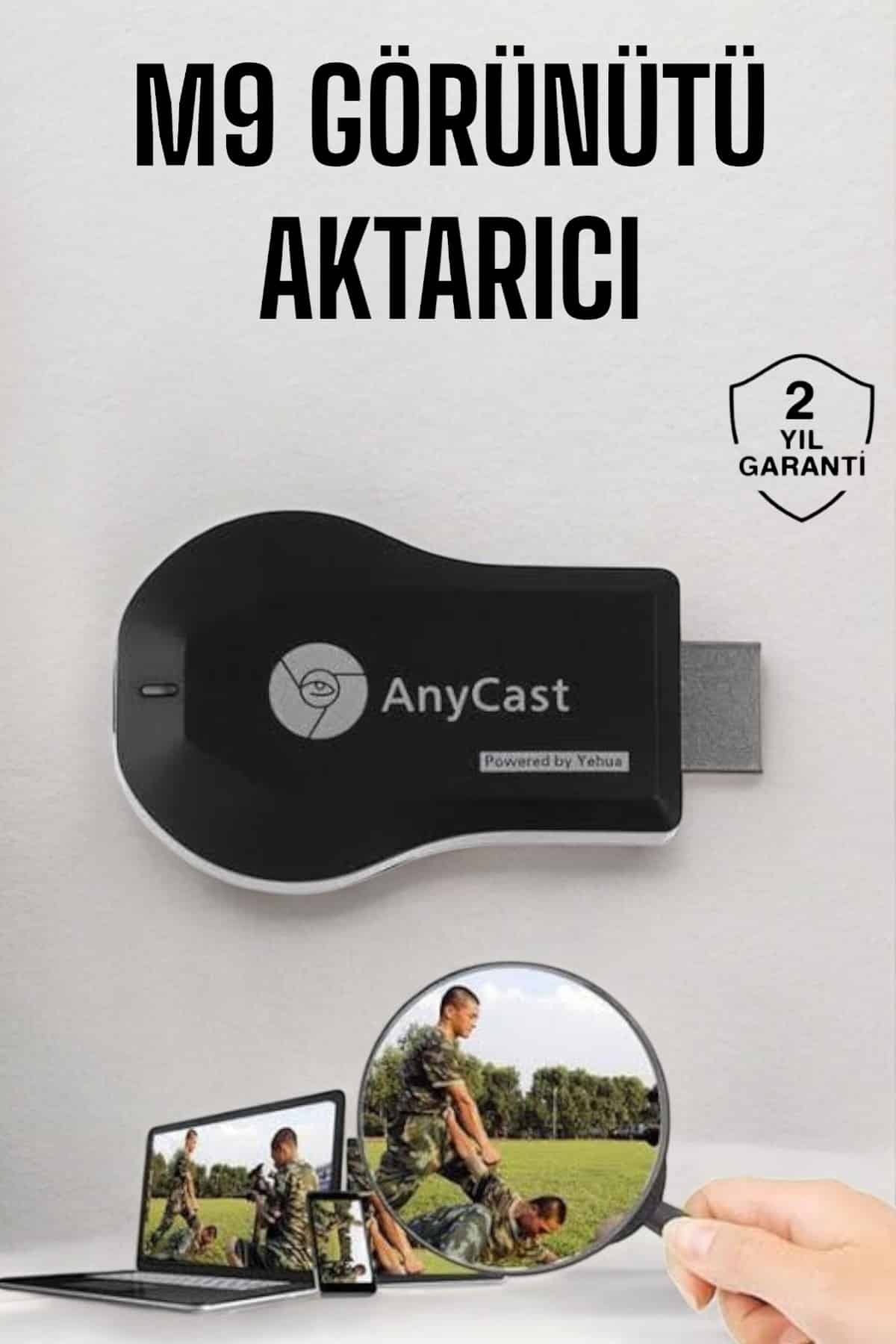 GEZBUL STORE M9 Plus Hdmi Kablosuz Görüntü Ve Ses Aktarıcı HD Görüntü