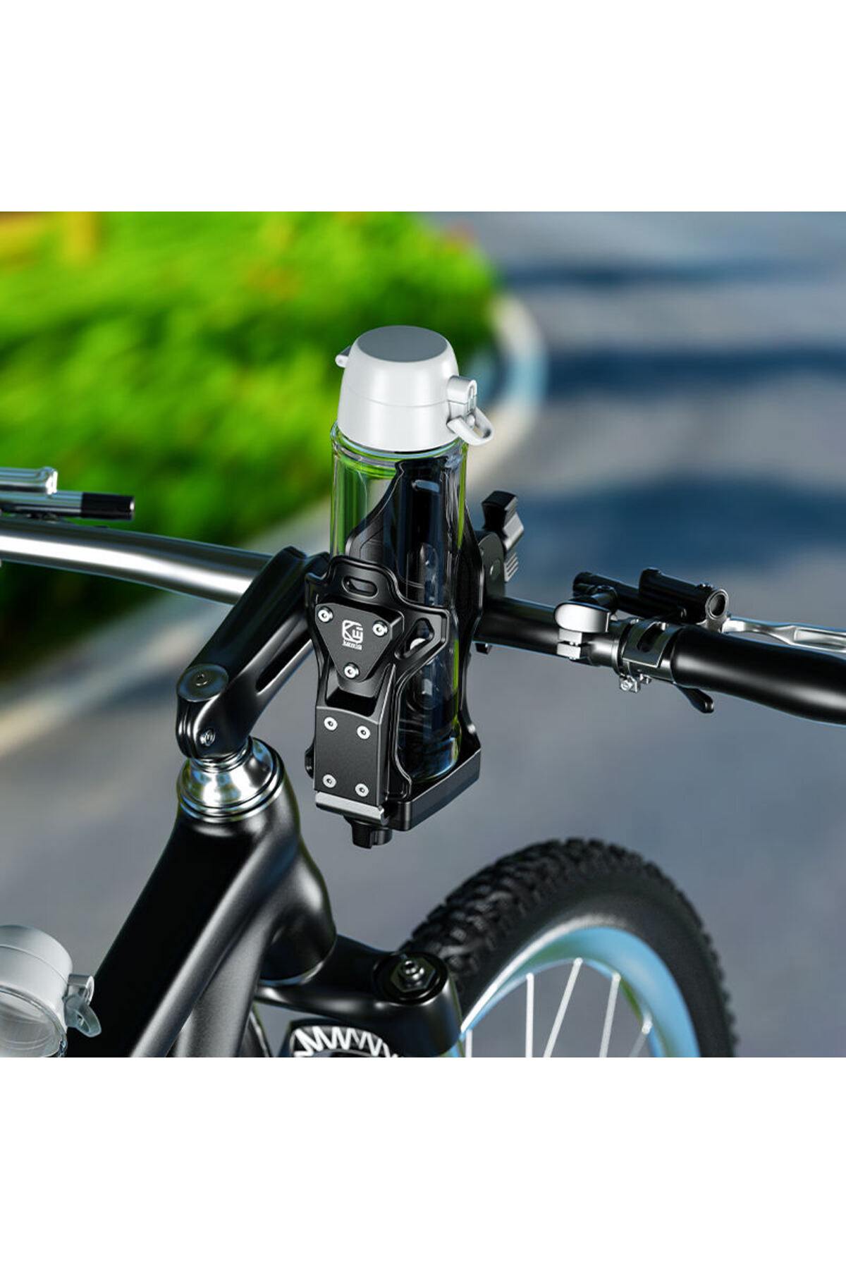 SMAYLİNG ABS Metal Alaşım Su Şişesi & Termos Tutucu – Bisiklet, Scooter, Motosiklet, Bebek Arabası Uyumlu fotoğrafı 7 (önizleme)