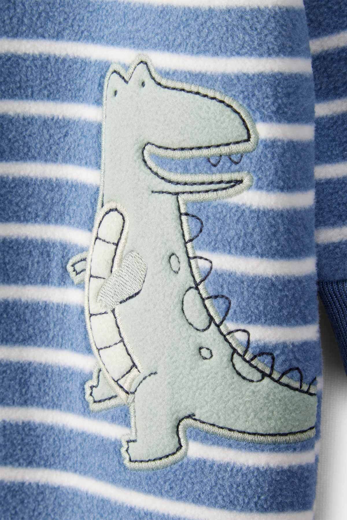 Carter's Erkek Bebek Mavi Polar Tulum fotoğrafı 2 (önizleme)