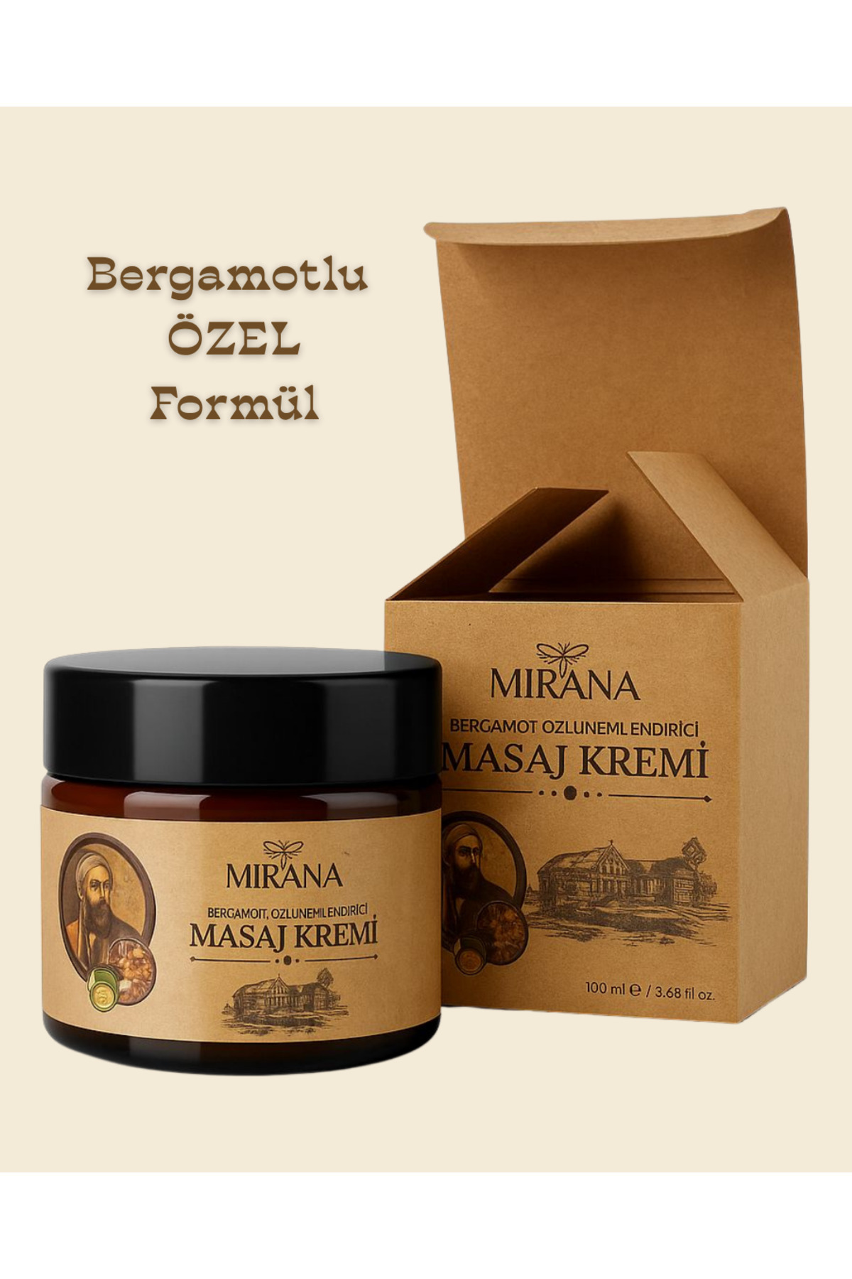 HACIFAKIOĞLU Bergamot Özlü Nemlendiricili Masaj Kremi Özel Formül