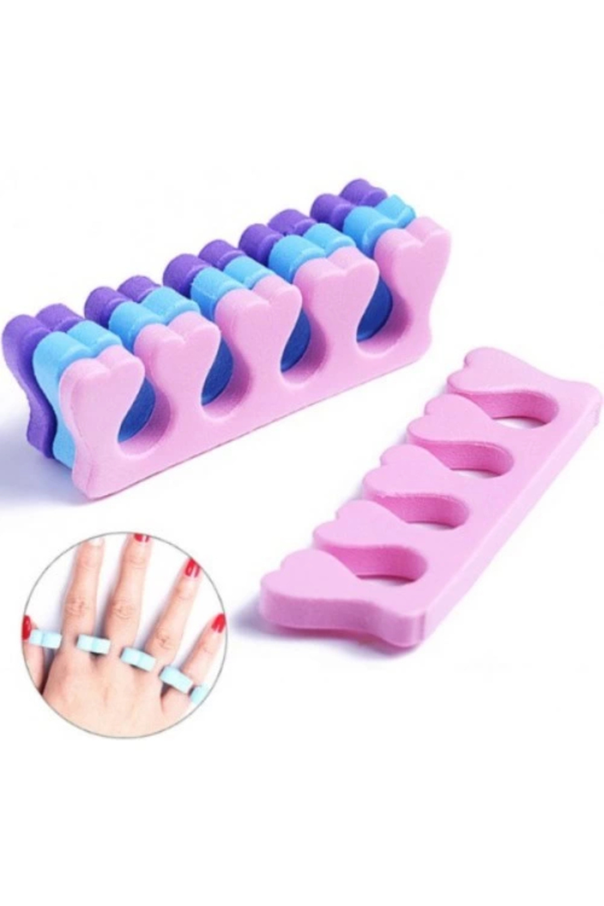 Dodes Parmak Ayırıcı Sünger Manikür Pedikür Aparatı 5 ADET
