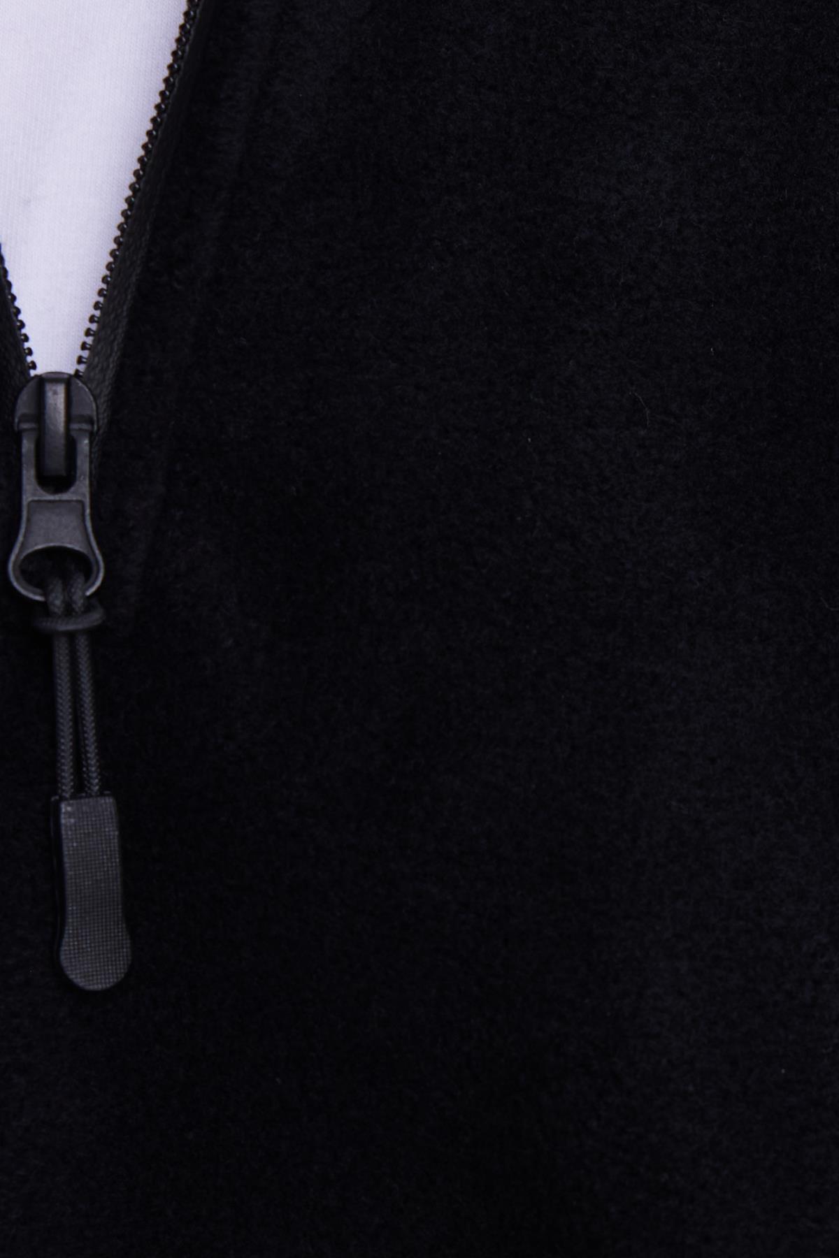 Tudors Kadın Standart Fit Soğuğa Karşı Dayanıklı Siyah Bato Yaka Polar Sweatshirt görsel 6