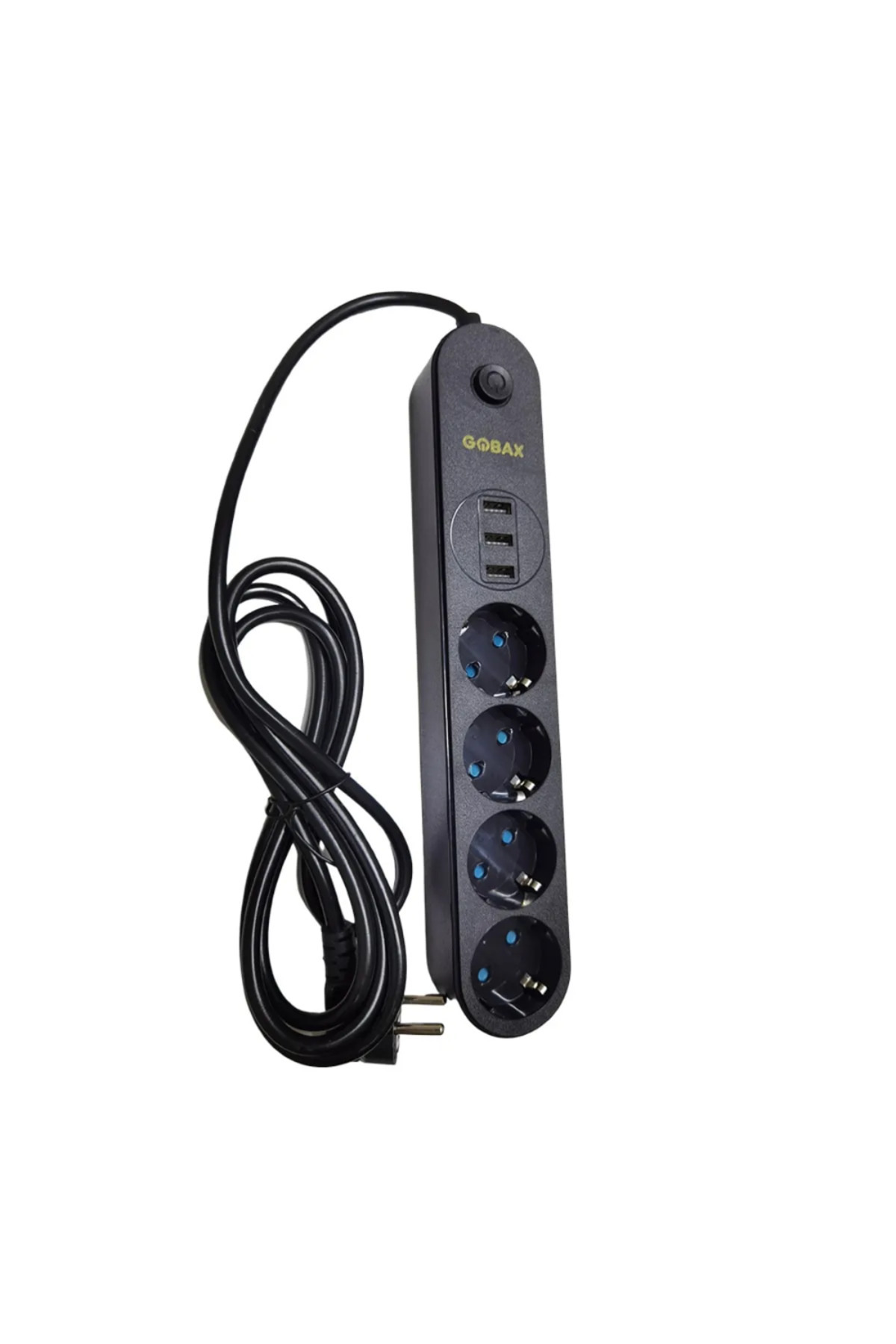 Go İthalat Termal Akım Korumalı Grup Priz Ve 3’lü Usb Şarj Aleti (5250)