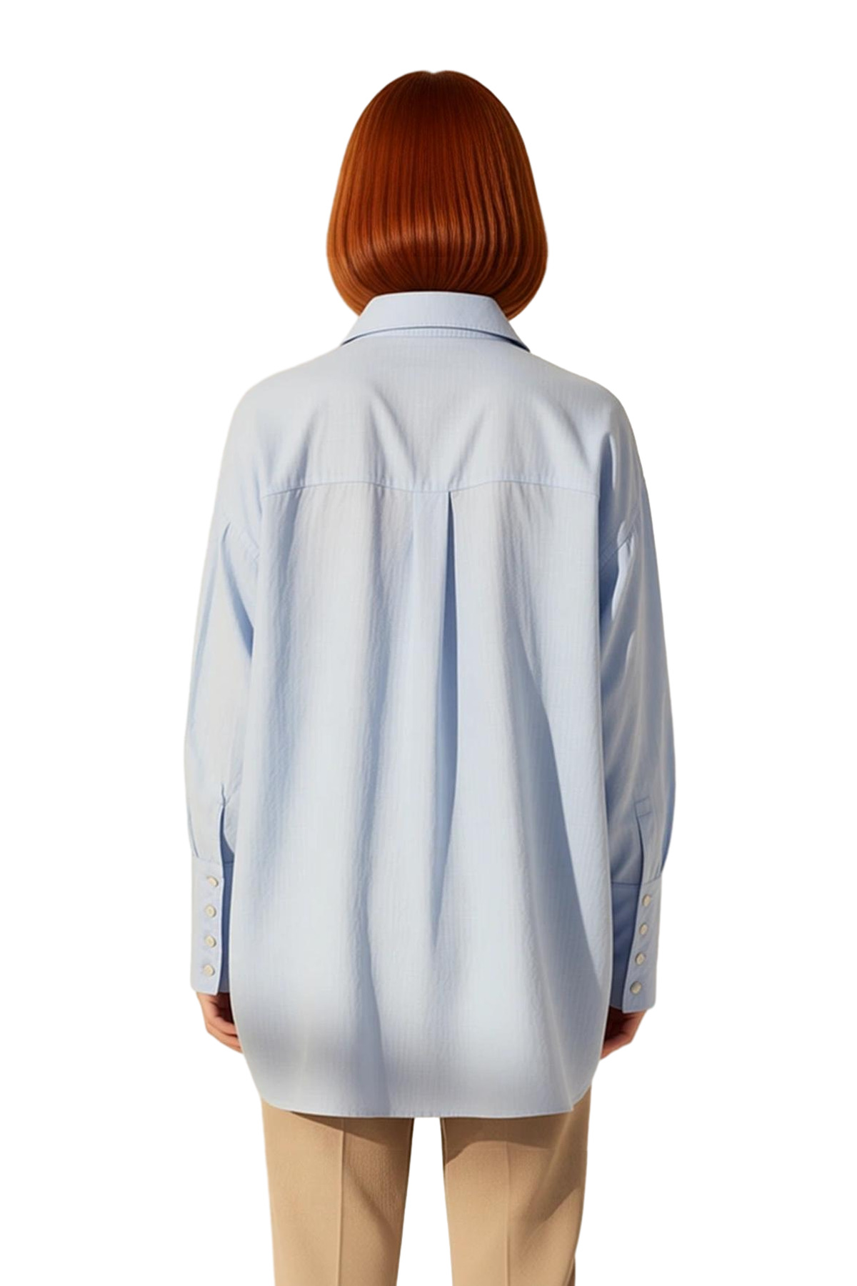 Kadın Oversize Keten Gömlek Fonksiyonel Dayanıklı Kaliteli Konforlu Estetik Premium Modern