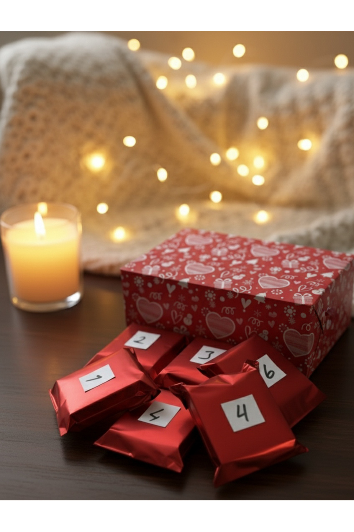 JUPİTER HOME Advent Calendar 6 Lı Sürpriz Karışık Hediye Seti Doğum Günü Yılbaşı Hediye Özel Gün Hediyelik