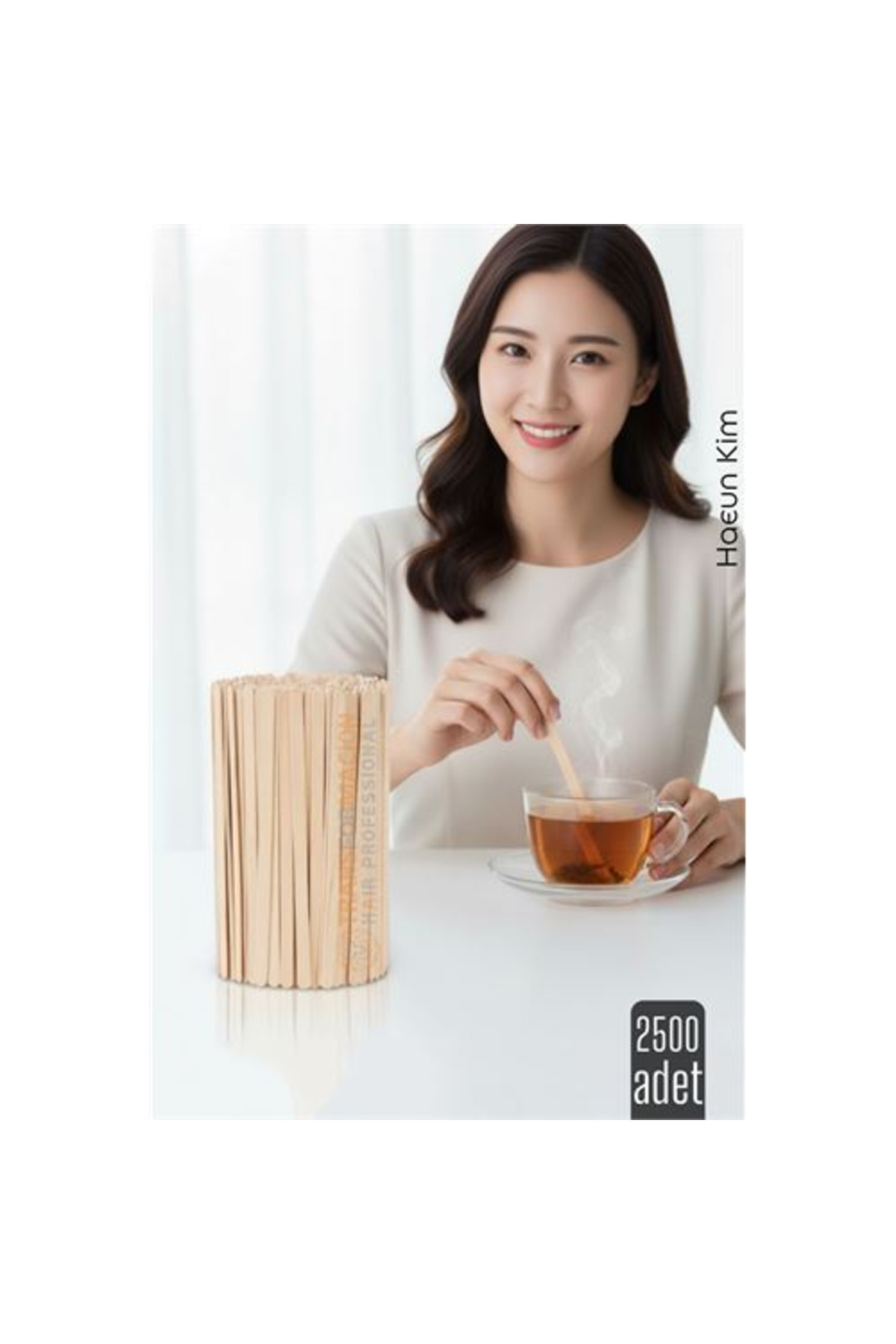 mudikonsept Ahşap Karıştırıcı Kaşık - 2500 lü Paket | Çay Kahve ve Servis İçin Hijyenik ve Pratik!