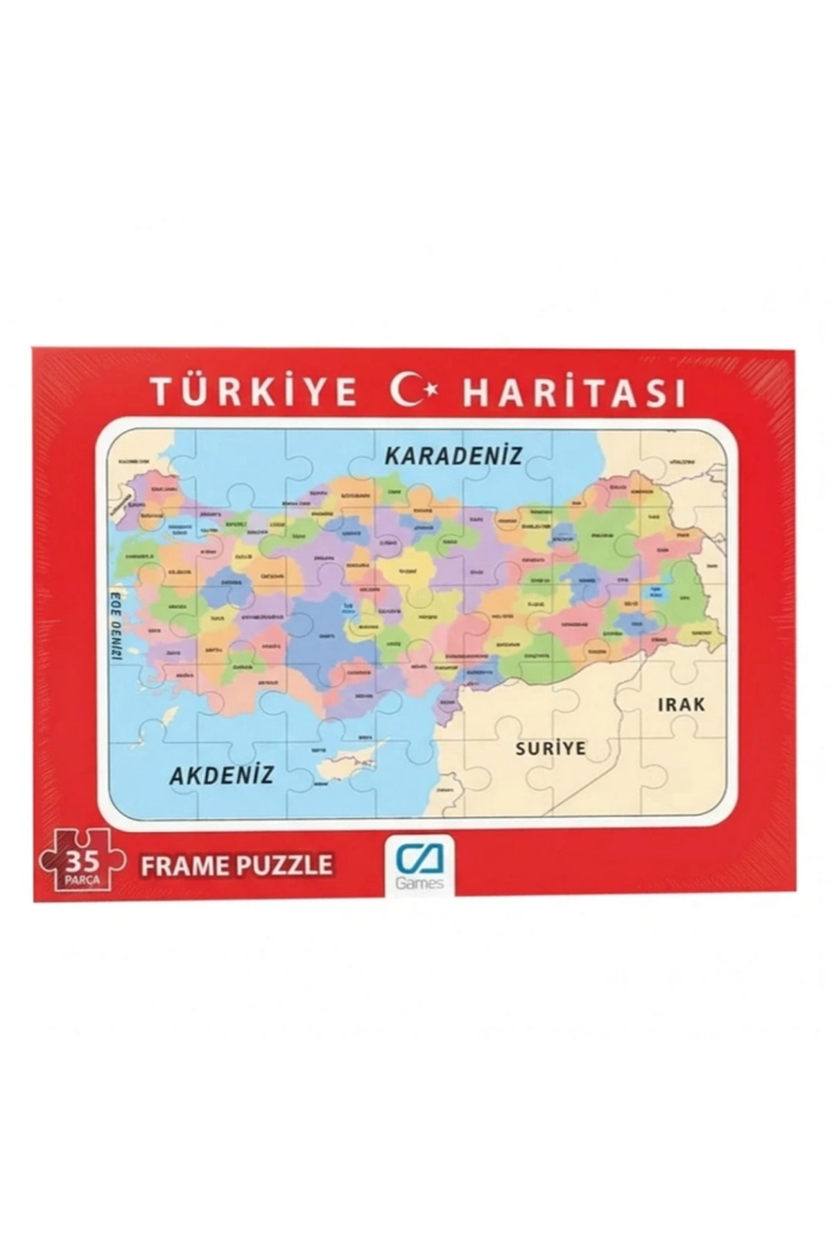 پازل قاب نقشه ترکیه Bfs، ۳۵ تکه