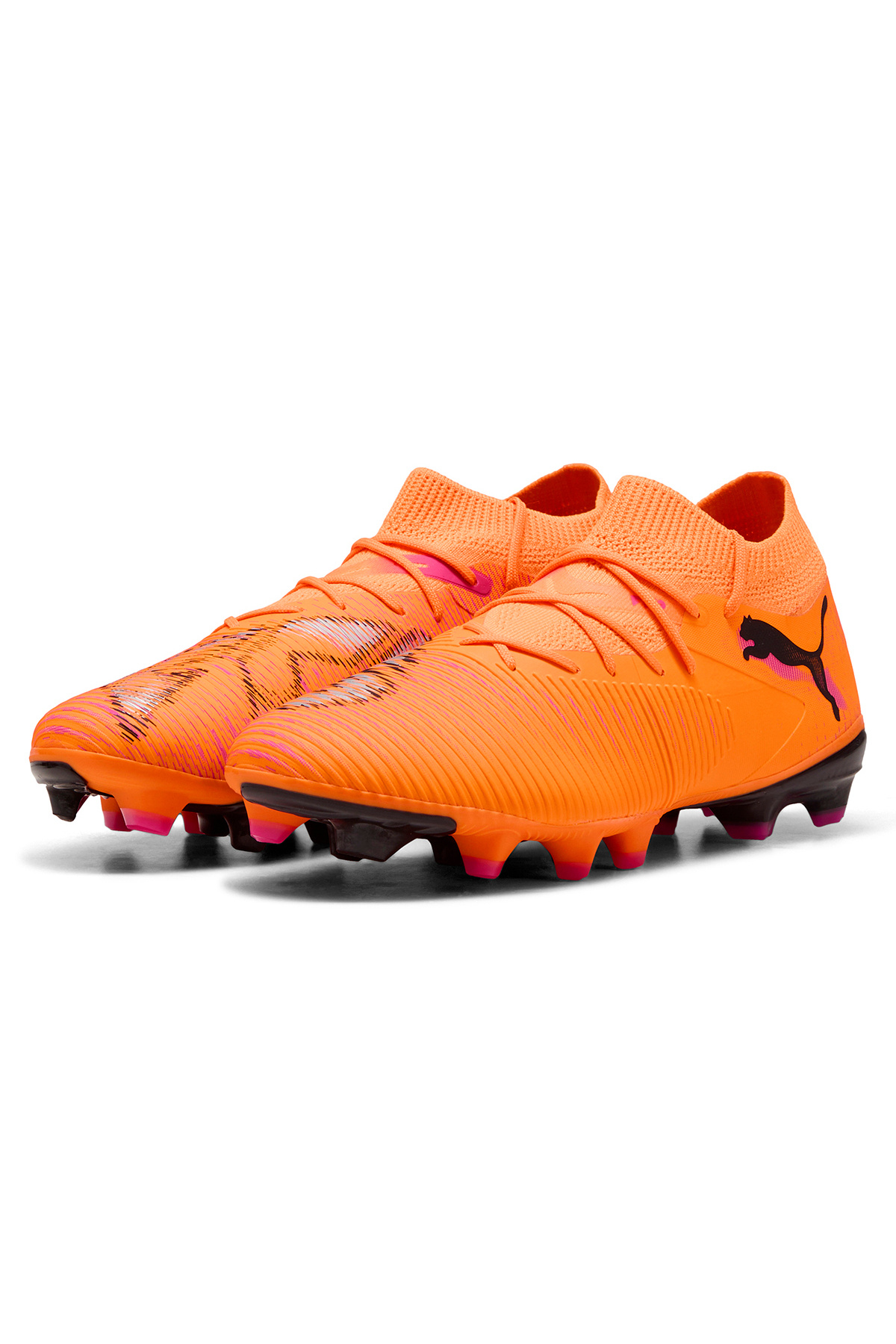 Puma Future 8 Match Fg/Ag Erkek Turuncu Futbol Krampon 10859303 görsel 2