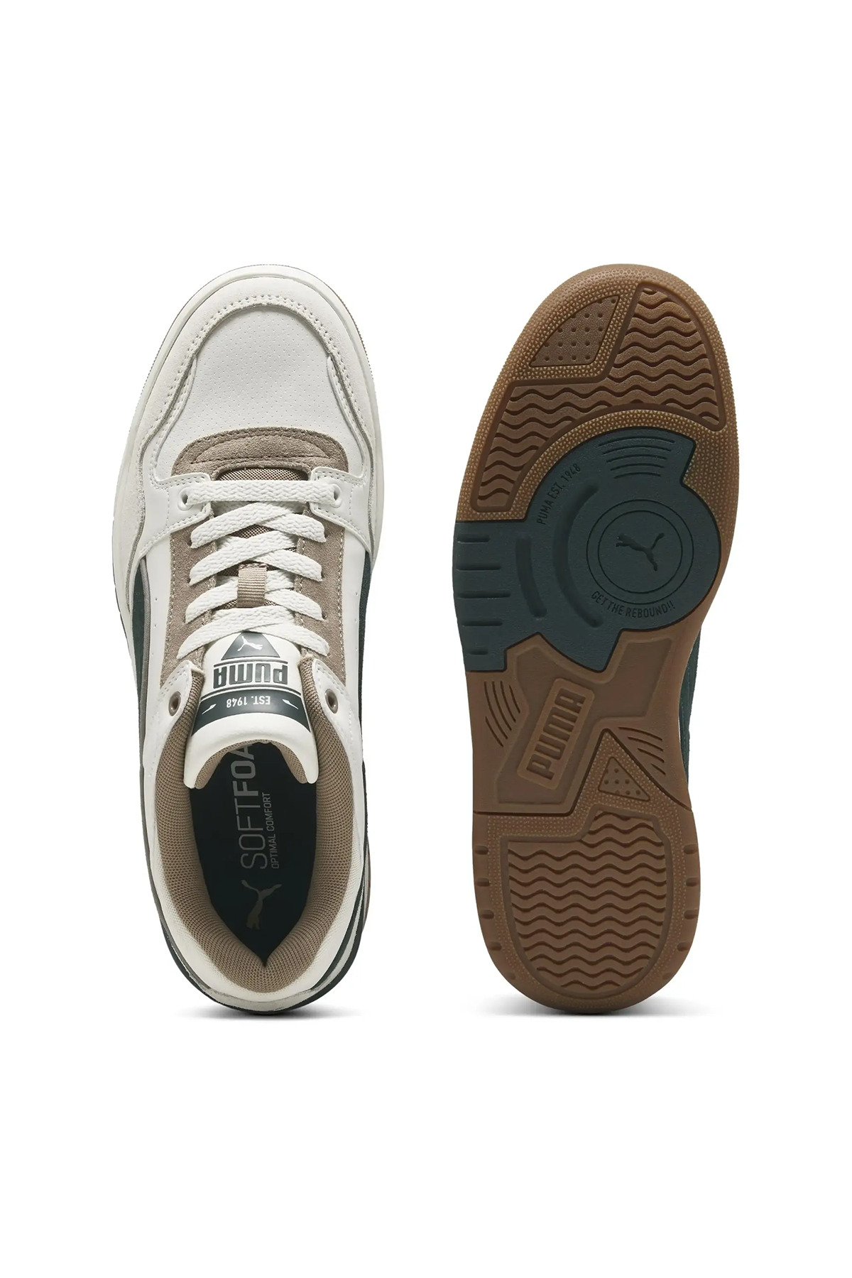 Puma Rebound Retro Sd Erkek Beyaz Sneaker Ayakkabı 40021409 görsel 4