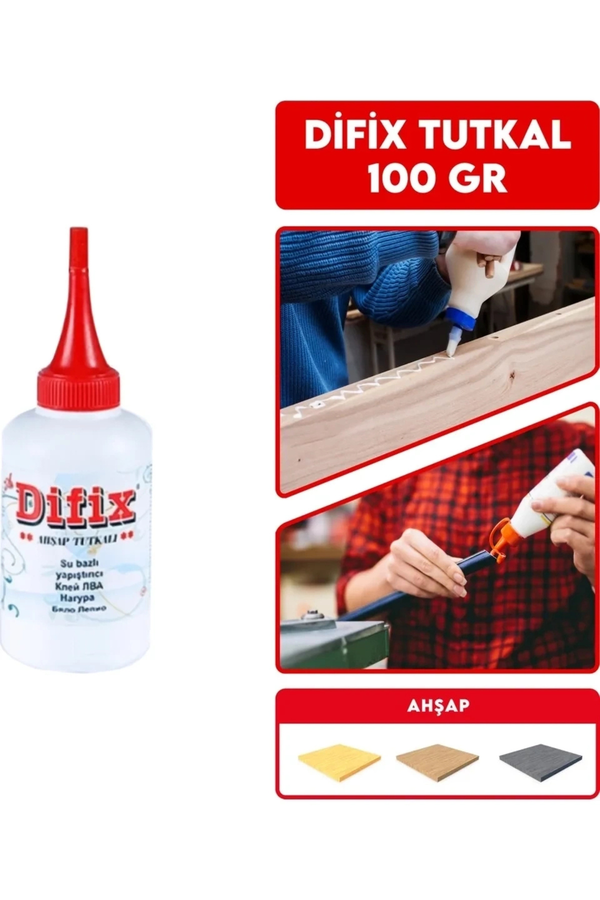 BYDNZ SHOP Difix Su Bazlı Ahşap Tutkalı
