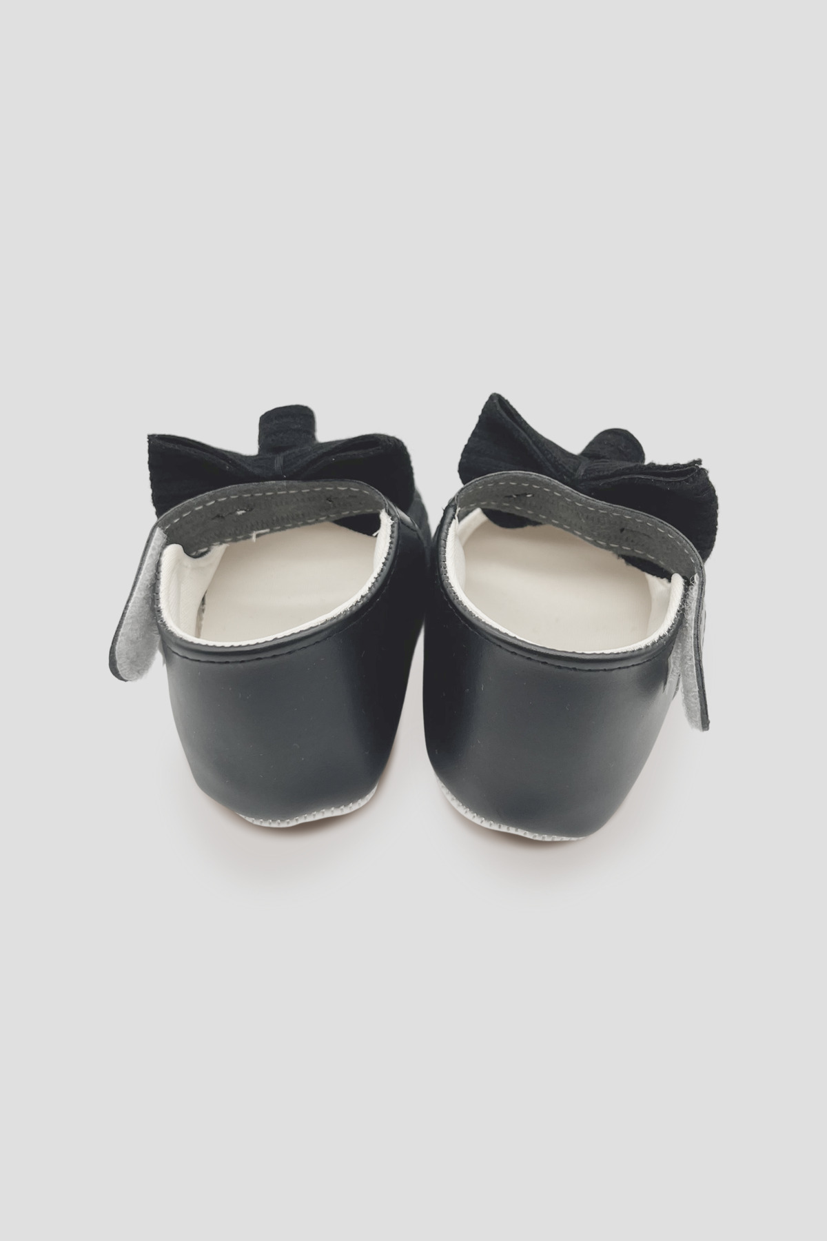 Defne Baby Yumuşacık Triko Dokulu Fiyonk Detaylı İlk Adım Bebek Ayakkabısı fotoğrafı 5 (önizleme)