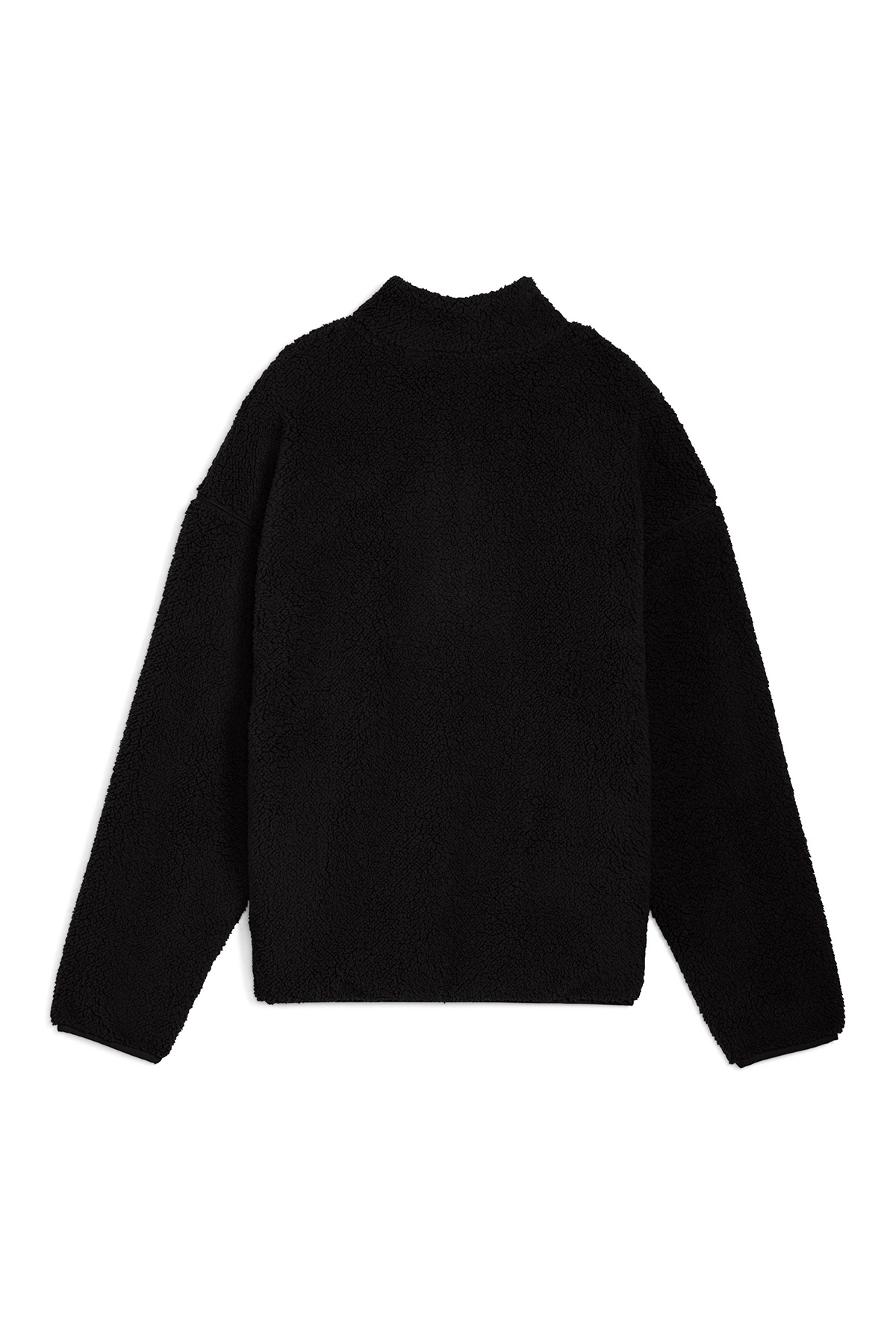 Puma Ess Elevated Half-Zip Crew Kadın Siyah Günlük Stil Sweatshirt 68811101 görsel 5