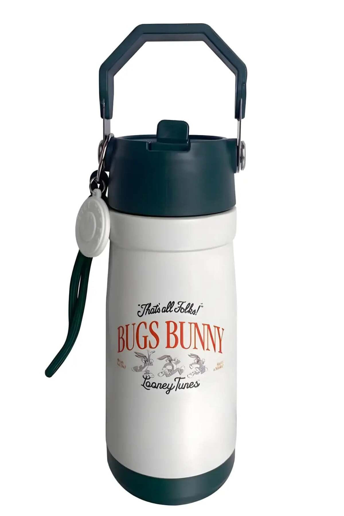 BUGS BUNNY Lisanslı Retro Serisi Tutacaklı Termos 550 ml fotoğrafı 3 (önizleme)