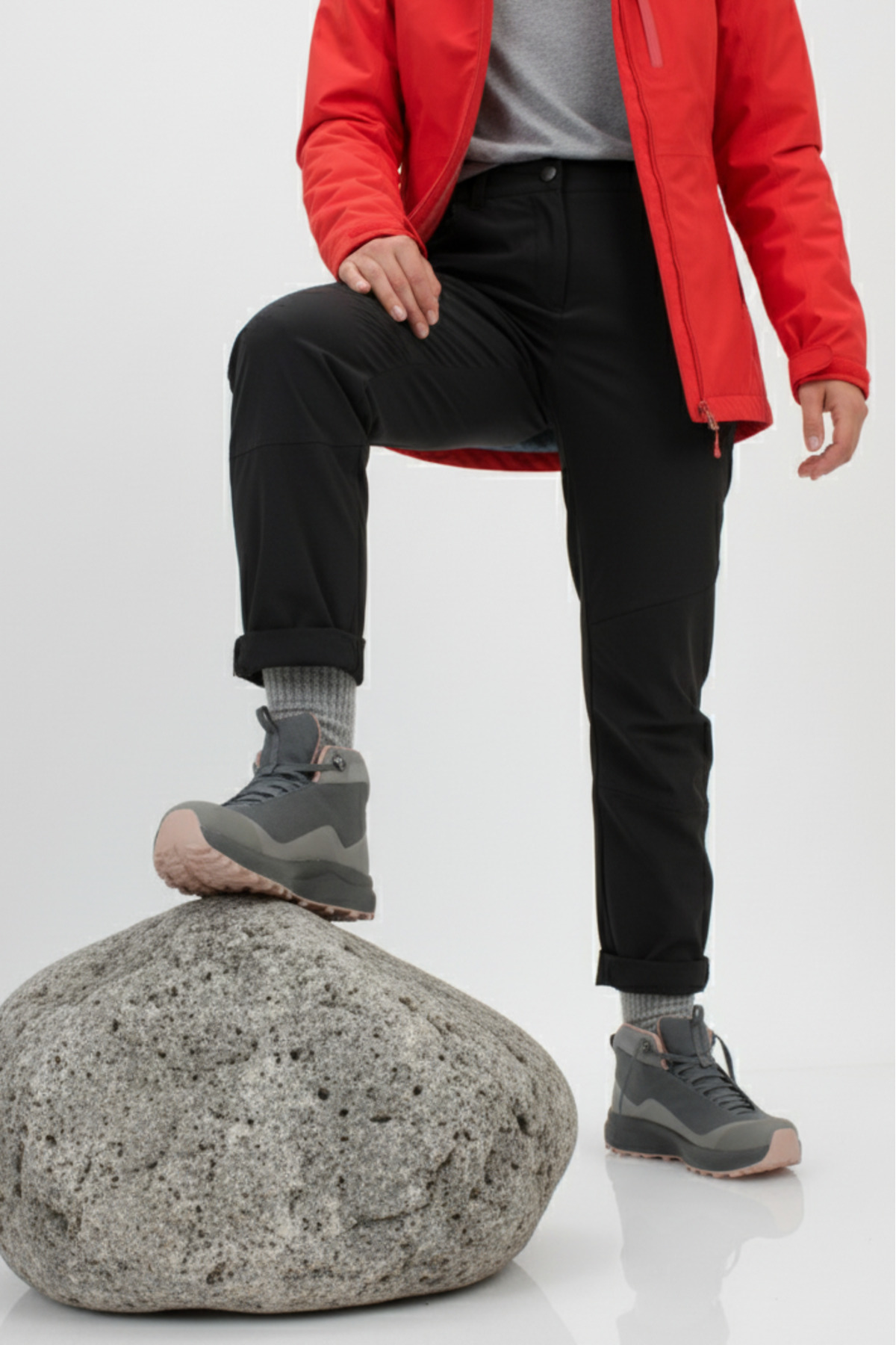 HUMTTO Unisex Ortopedik Su Geçirmez (Waterprof) Kaymaz Taban Trekking-Kar Botu HT5K/B260881A görsel 5