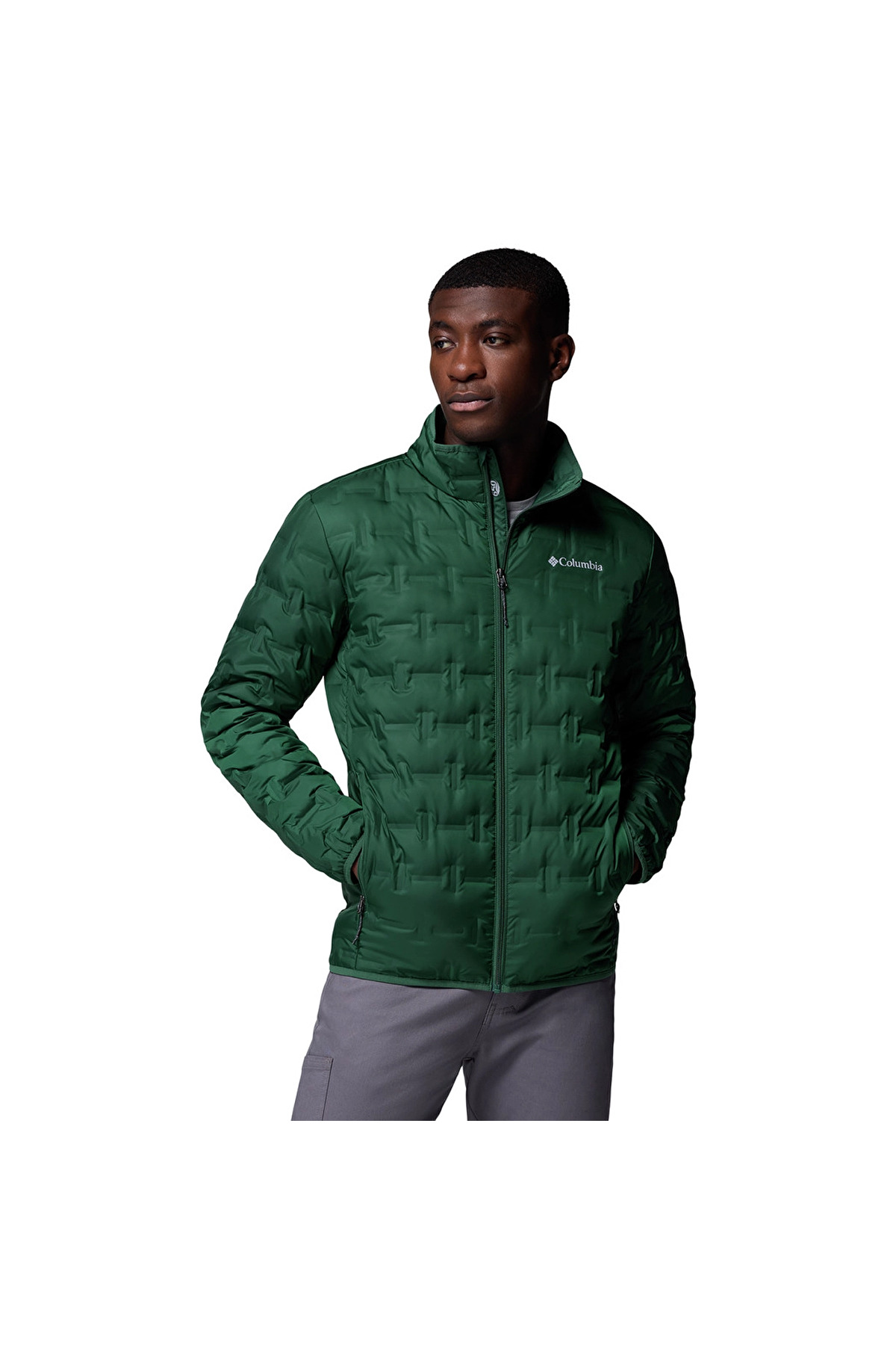 کلمبیا کاپشن مردانه Delta Ridge II Down سبز مخصوص فضای باز WO8412-375