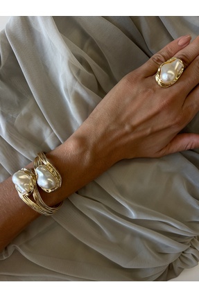 SOPHELIA ACCESSORIES İnci Rüyası Bileklik Yüzük Set