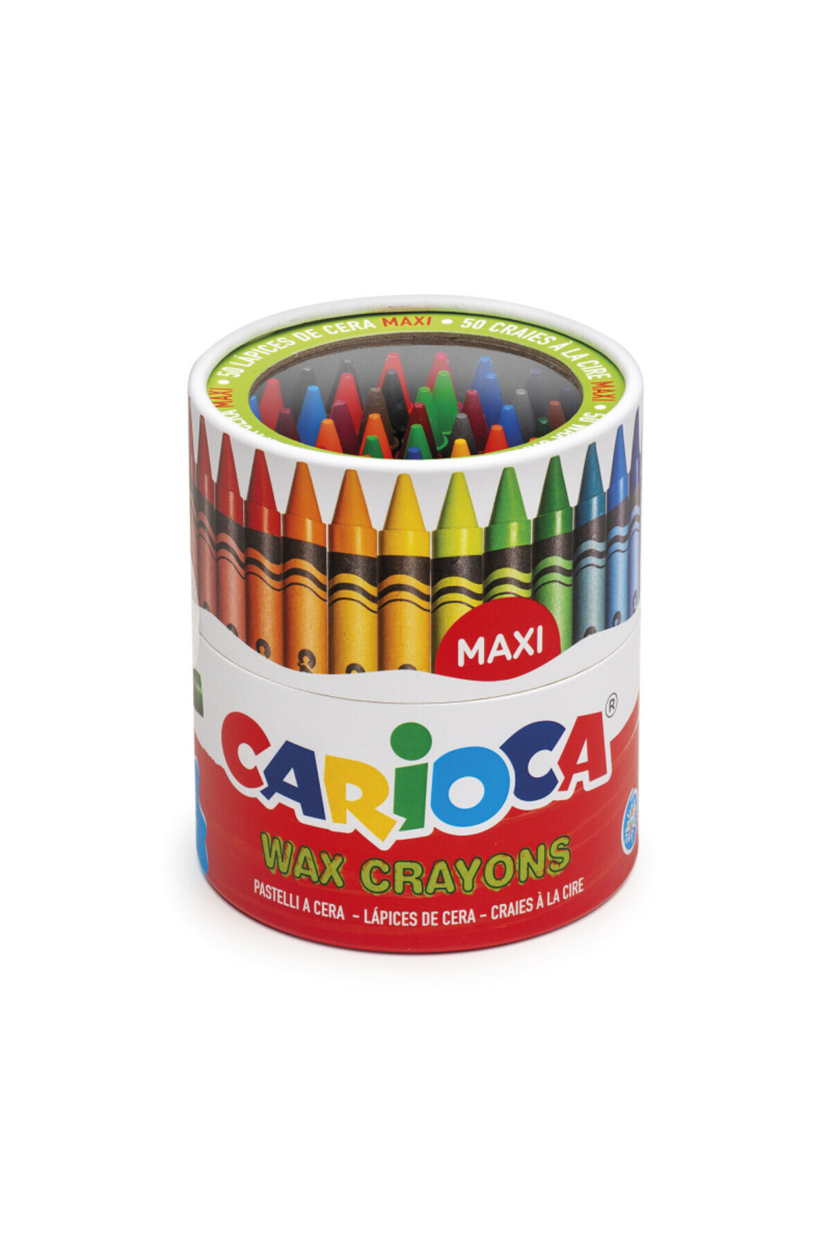 ileritoys Carioca Wax Maxi Yıkanabilir Pastel Boya Kalemi 50'li