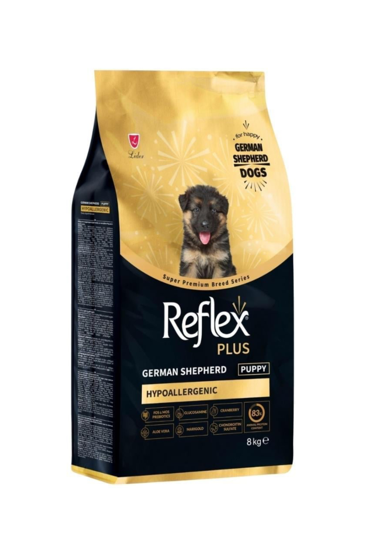 Reflex Plus Alman Kurdu German Shepherd Yavru Köpek Maması 8 kg