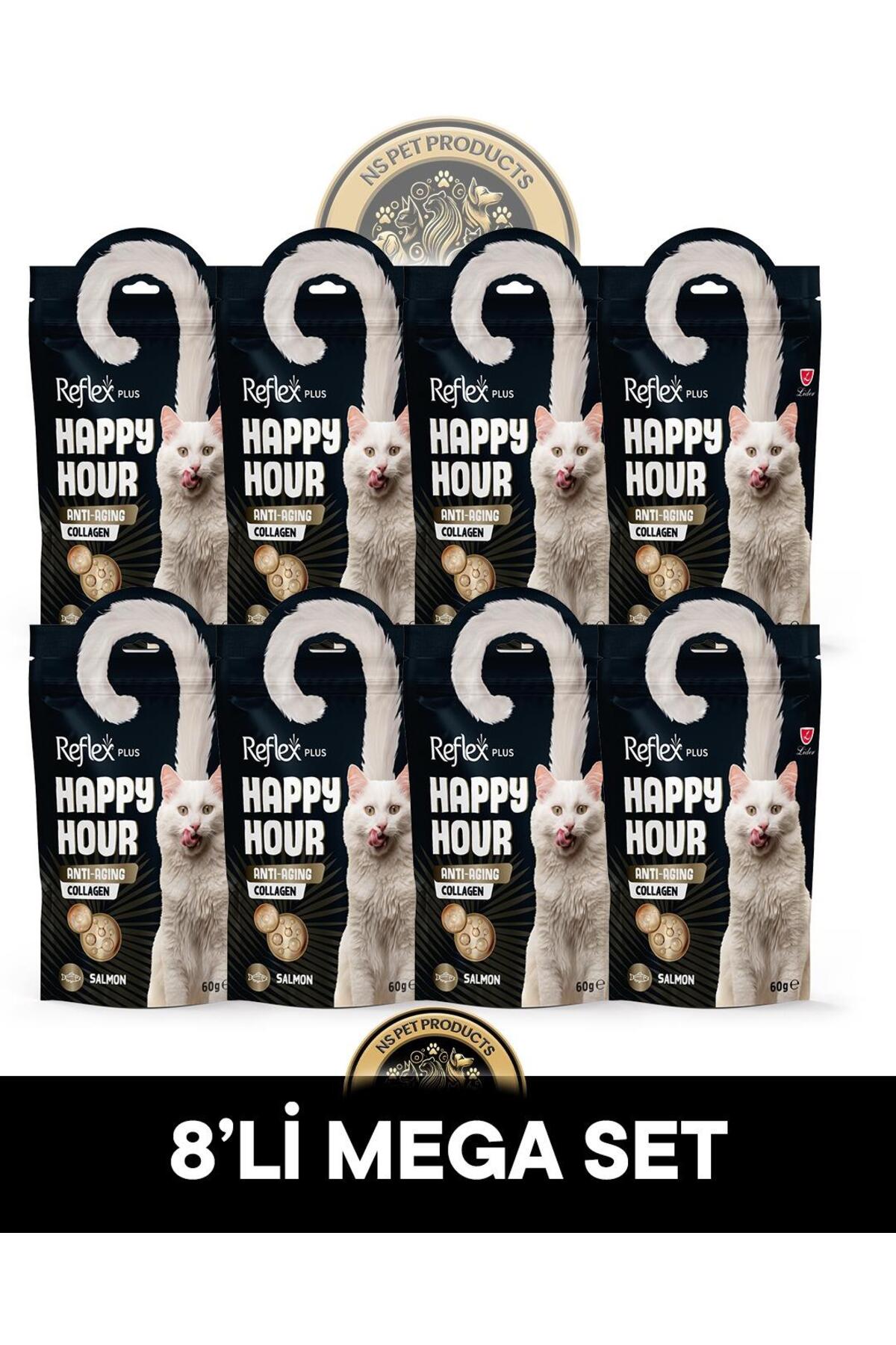 Reflex Mega Reflex Plus Happy Hour 8'li Kedi Maması Mega Set 5 / 8x60gr - Fiyatı ...