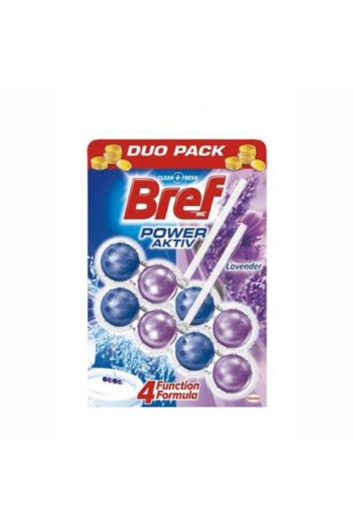 Bref Power Aktiv Duo 2x50g Lavanta 4 Adet