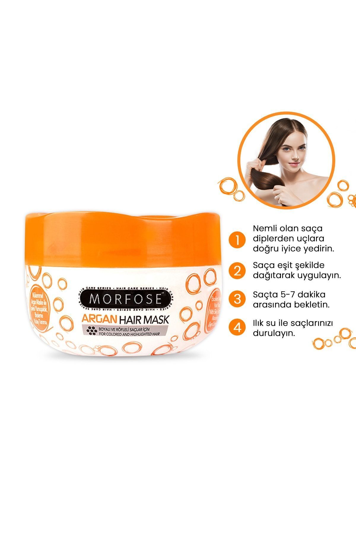 SAÇ MASKESİ 500ML ARGAN — STK01377 — تصویر 3 از 3