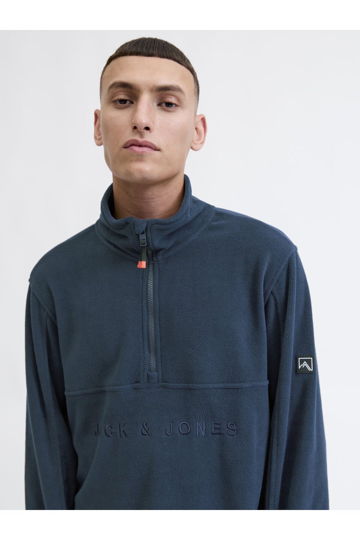 Jack & Jones JJAples YArım Fermuarlı Polar 12284828 görsel 3