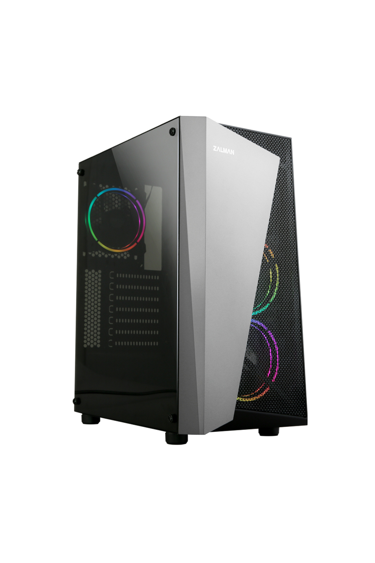 Zalman S4 Plus RGB Fanlı MegaMax 600W ATX Mid Tower Gaming Oyuncu Kasası (OUTLET)