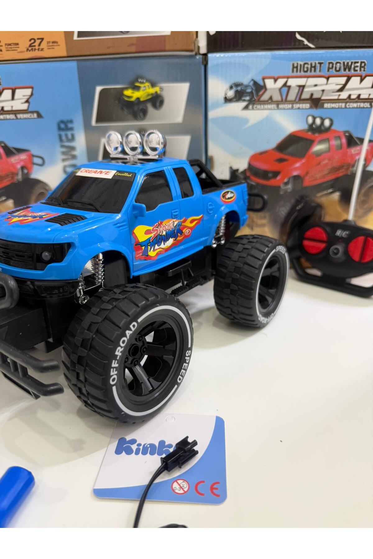 KİNKU Uzaktan Kumandalı Şarjli Arazi arabası Full Fonksiyon Işıklı