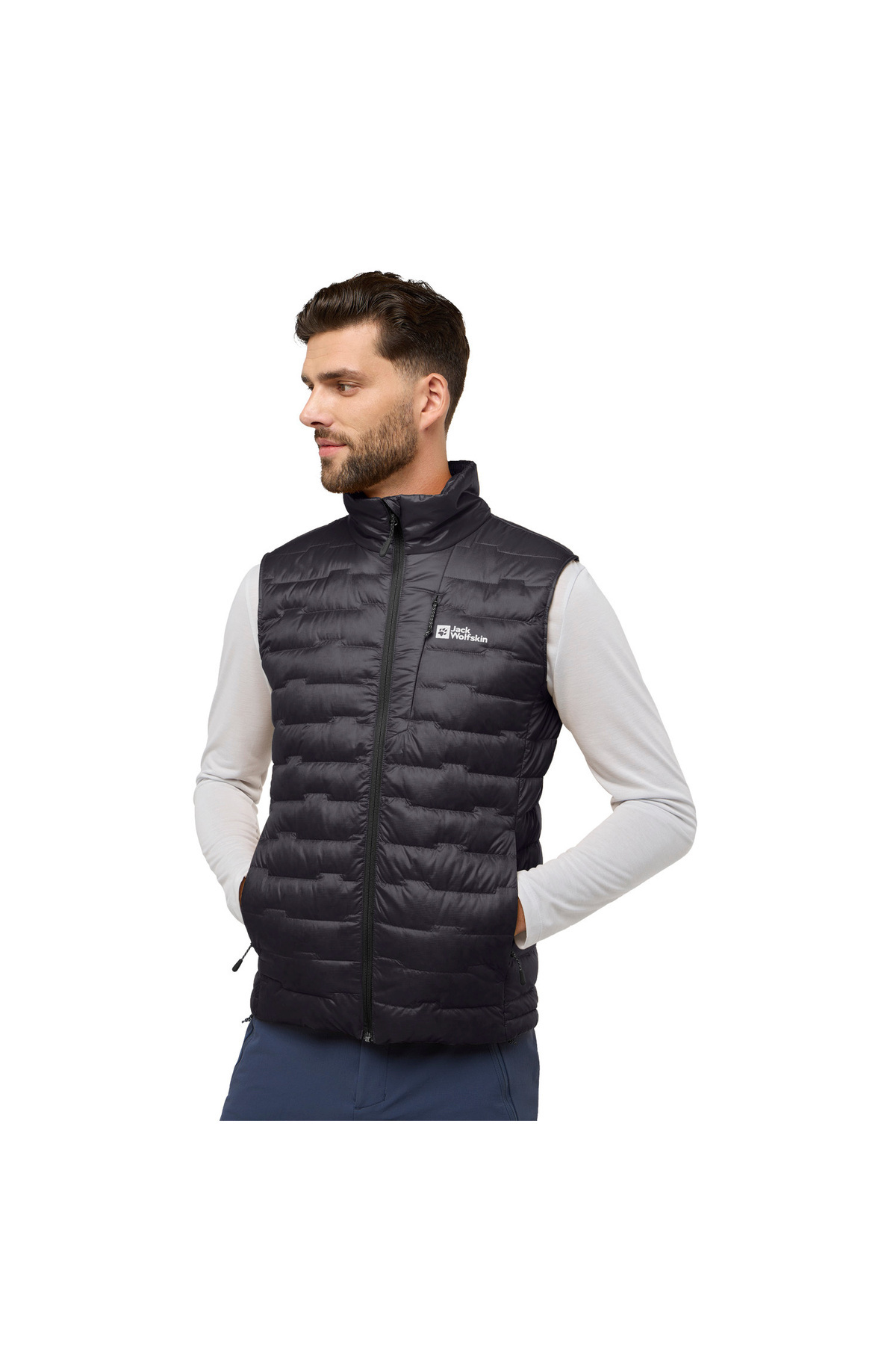 جک ولف اسکین جلیقه داون جلیقه مردانه پاسامانی جلیقه طوسی مردانه جلیقه مردانه A61840