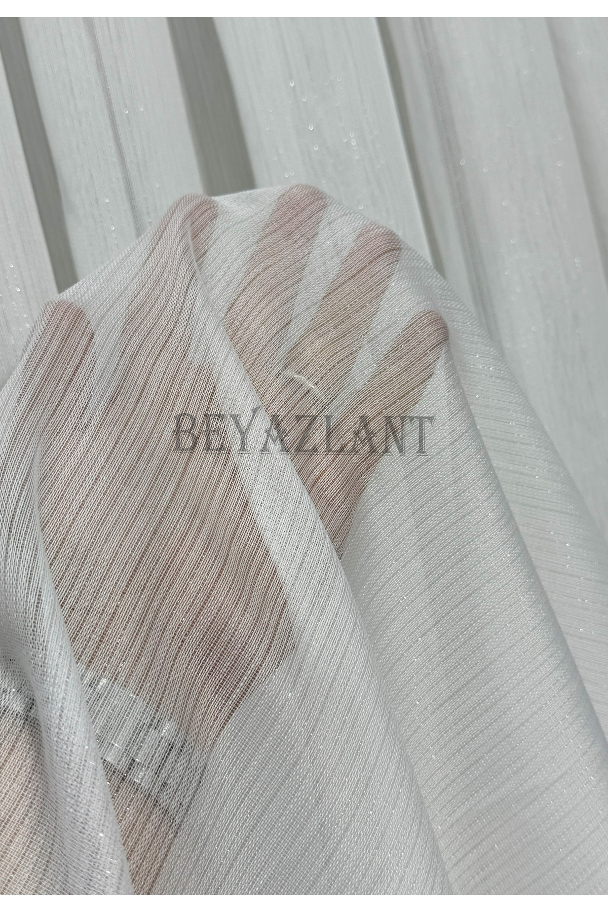 BEYAZLANT SİMLİ İPEK SOFT BAMBU KETEN AĞIR GRAMAJLI 1/3 SIK PİLELİ TÜL PERDE ÜTÜ İSTEMEZ En Çok Satılan