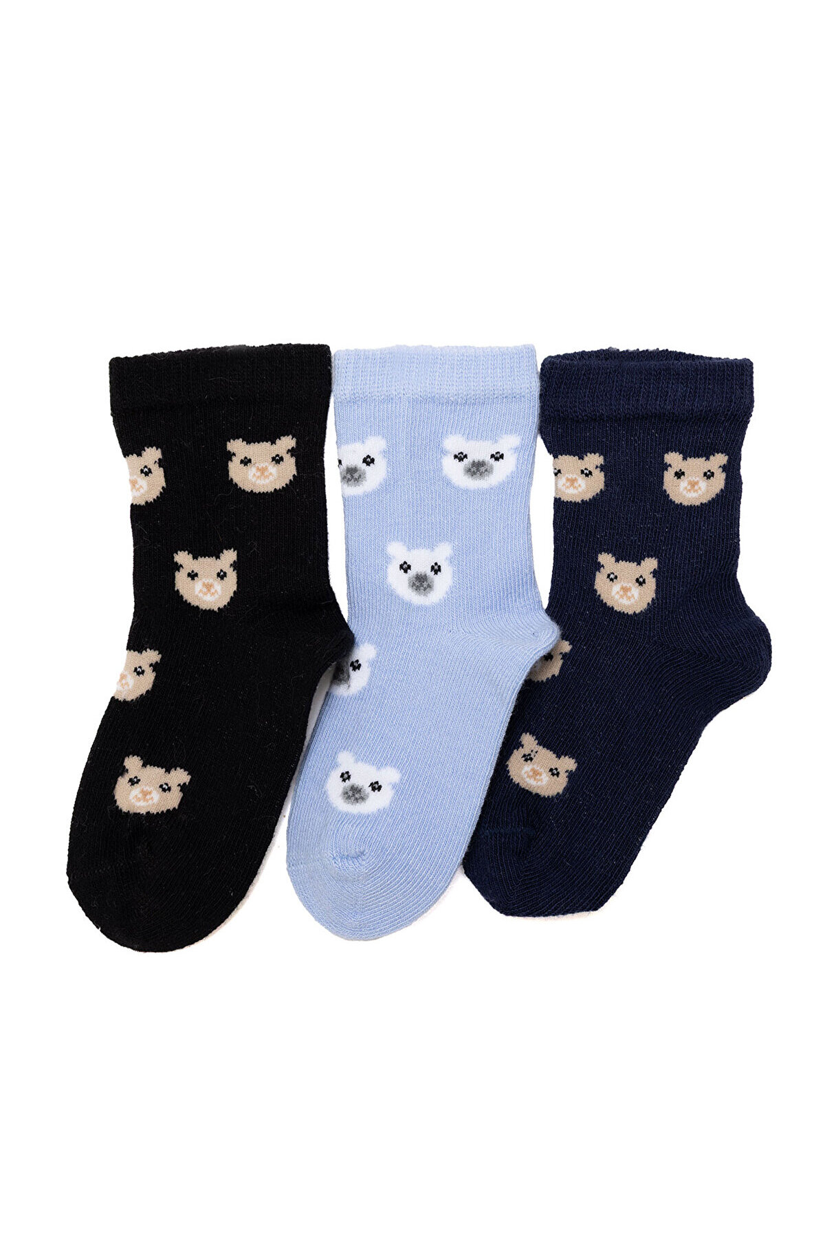 ebebek Hello Baby HelloBaby Erkek Bebek 3lü Soket Çorap fotoğrafı 2 (önizleme)