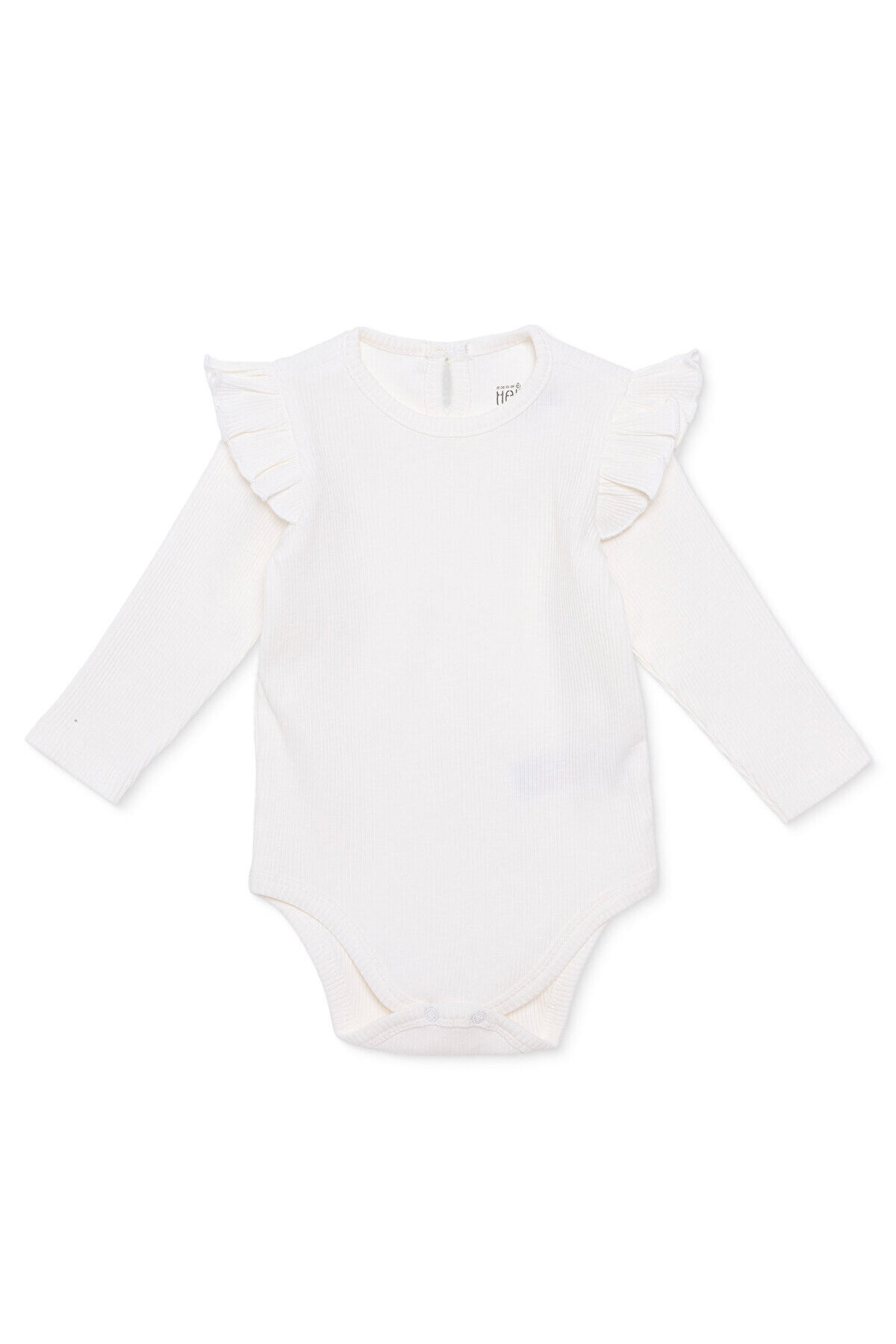 ebebek Hello Baby HelloBaby Kız Bebek Uzun Kol Body Fırfırlı Yaka Uzun Kol