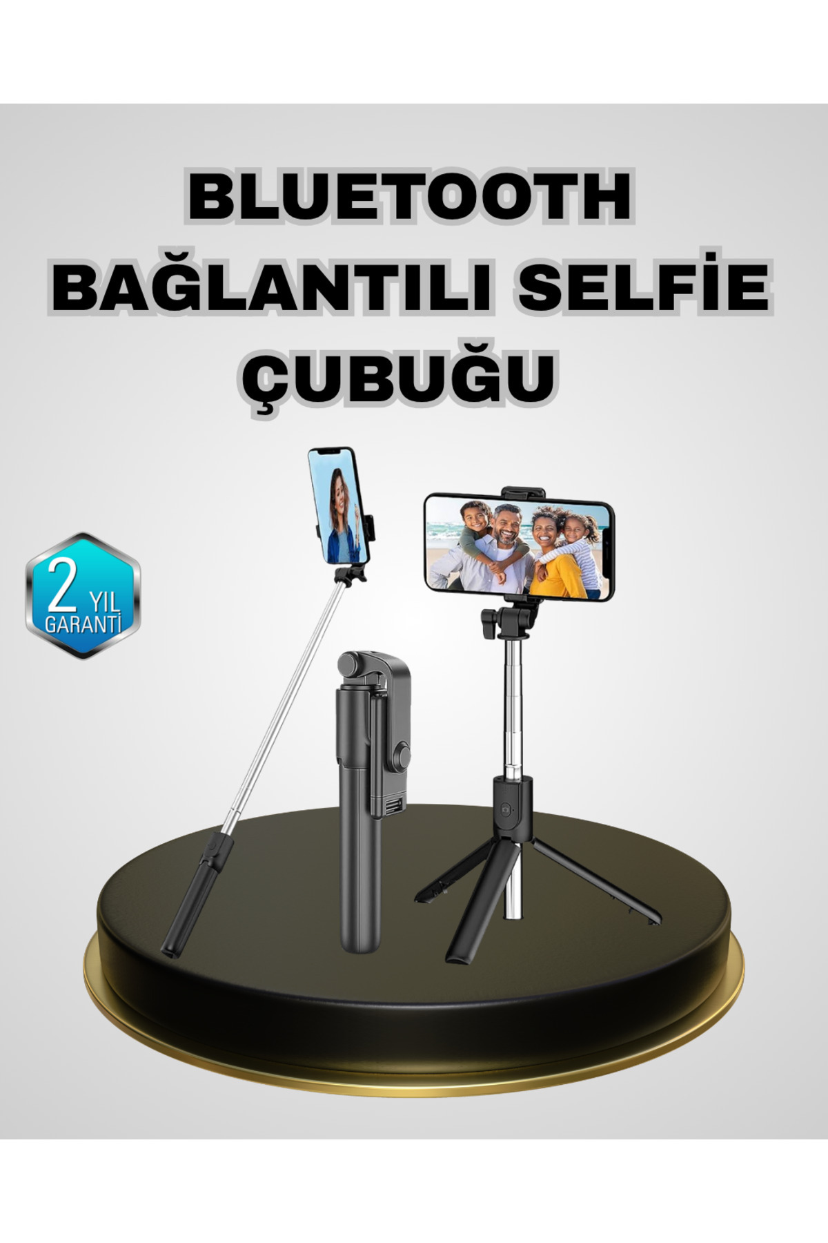 ZERO LAND TECHMRT Bluetooth Sie Çubuğu – Kablosuz, Hafif ve Yüksek Çözünürlüklü (74524) Çekim İçin