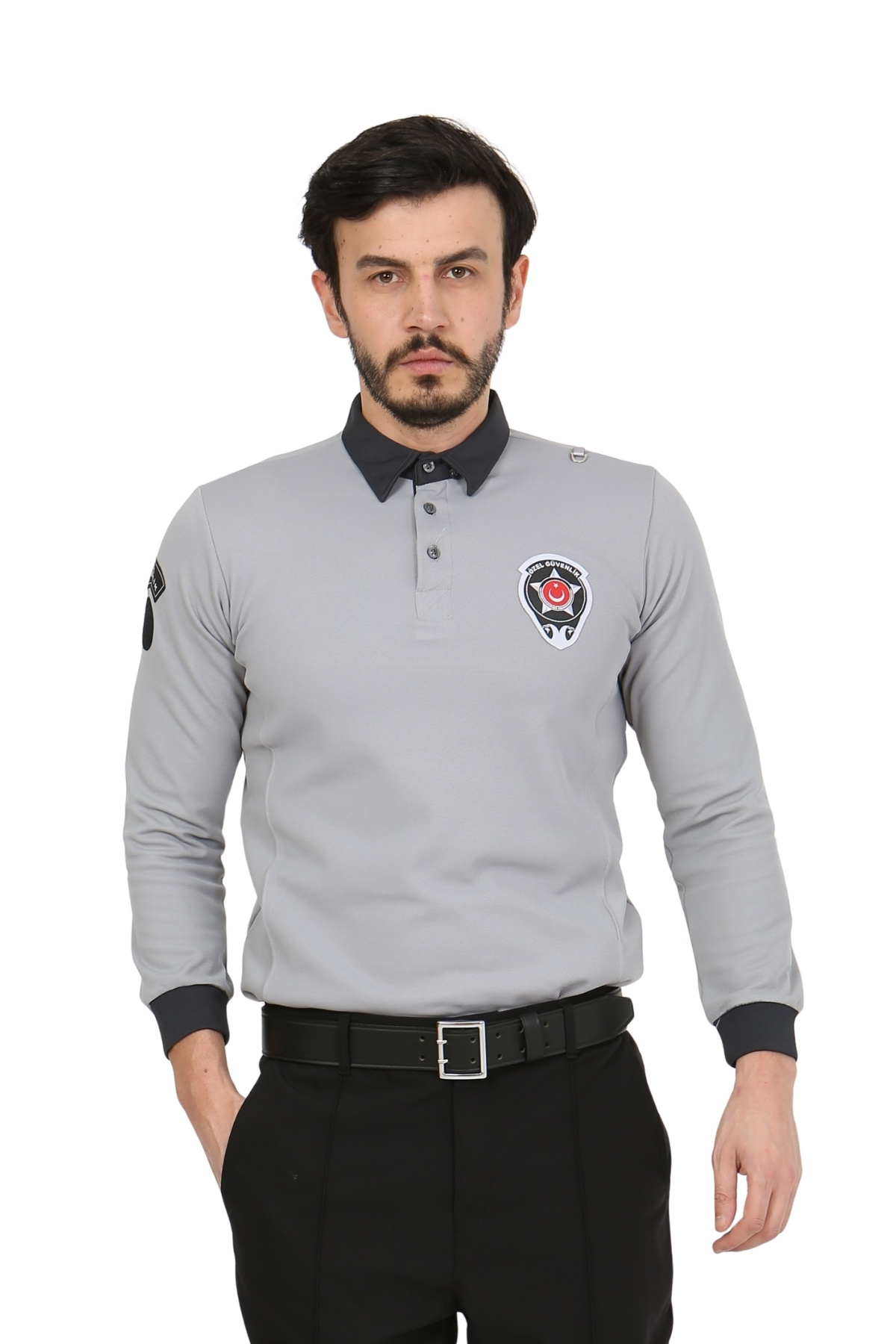 Yeni Kamu Personel Özel Güvenlik Kışlık Erkek Sweatshirt (Armalı) — خاکستری MCGV0060222