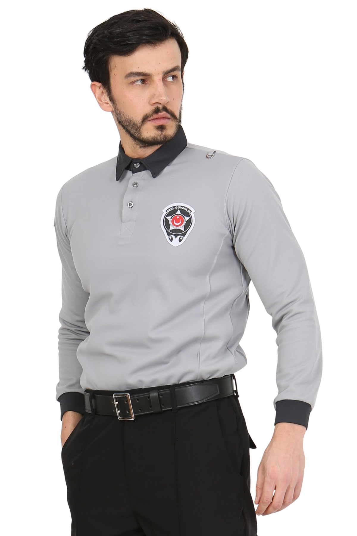 Yeni Kamu Personel Özel Güvenlik Kışlık Erkek Sweatshirt (Armalı) — خاکستری MCGV0060222 — تصویر 2 از 6