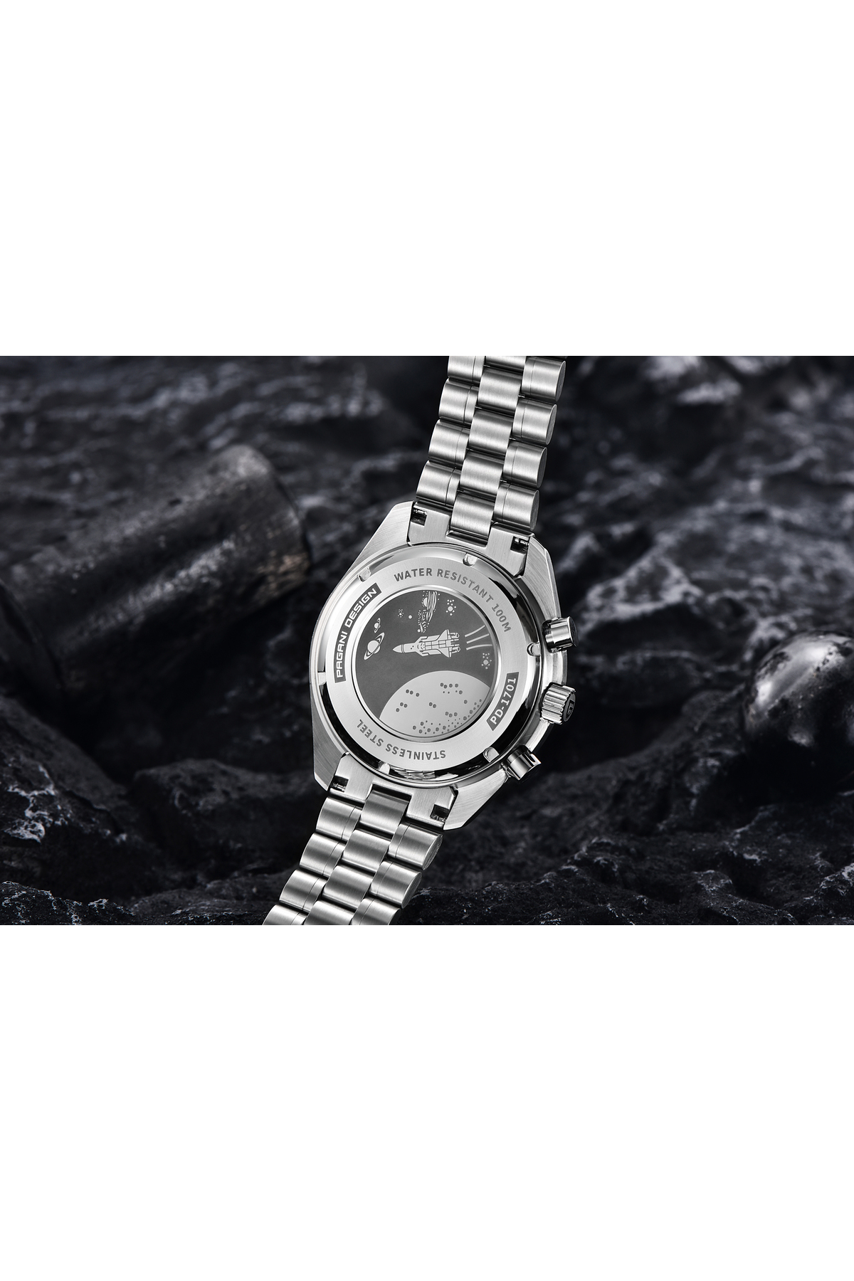 Pagani design PD-1701 Speedmaster Moonwatch 40mm VK63 Kronograf