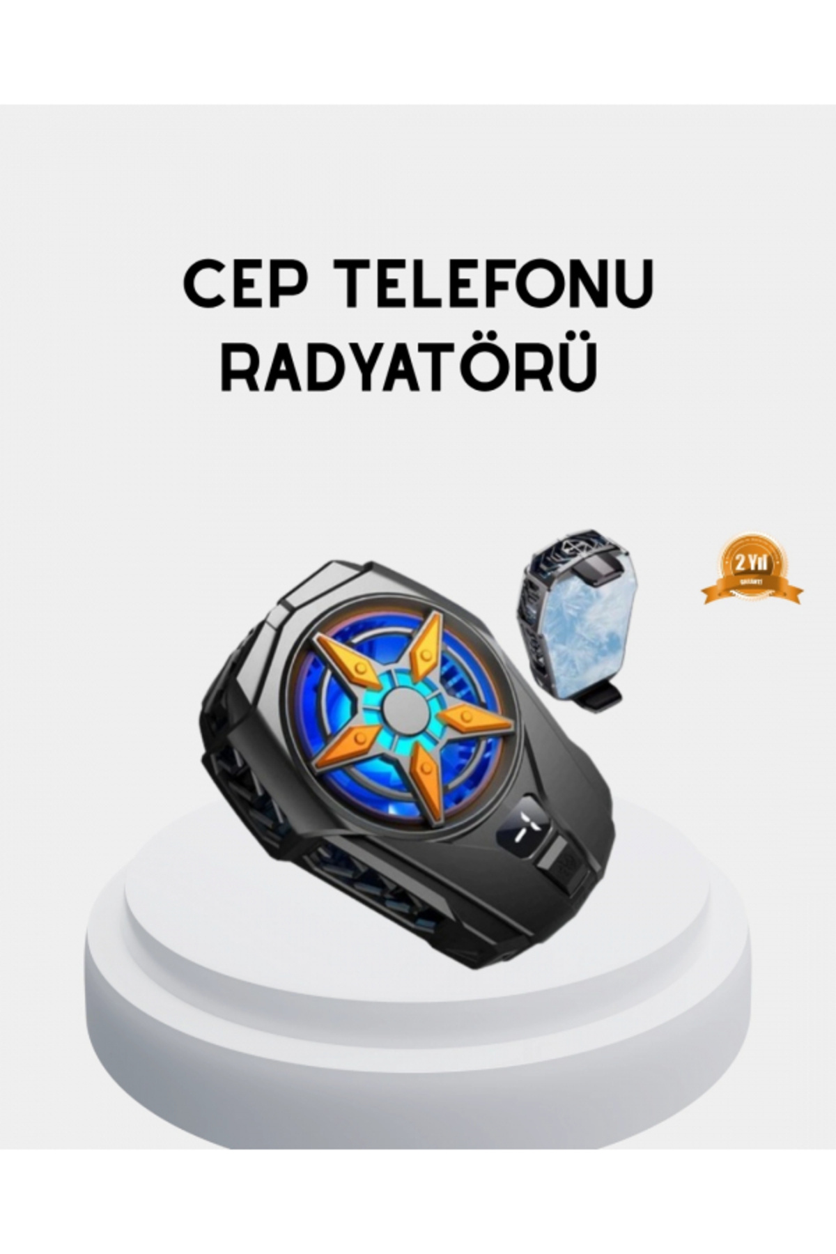 SELFBUYSELL Yarı İletken Cep Telefonu Radyatörü 2 Hız Kademeli Dijital Ekranlı