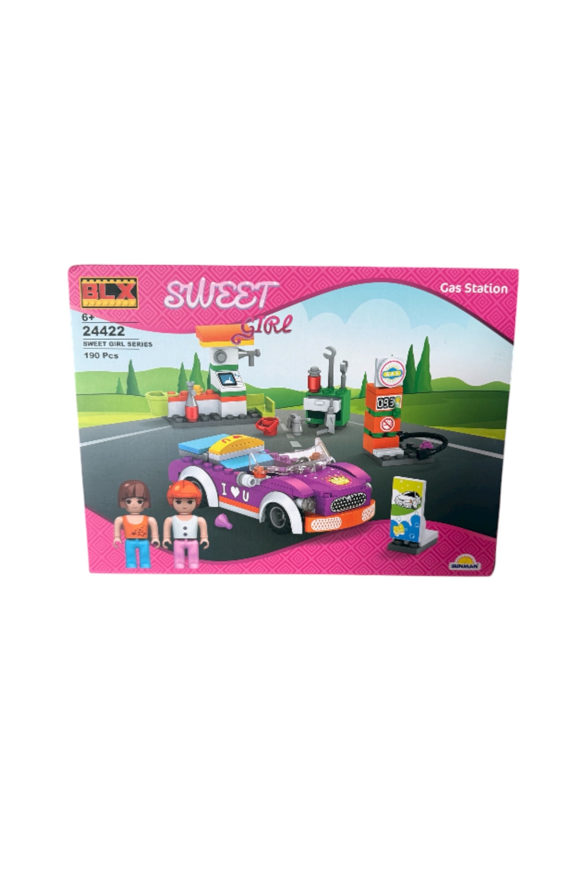G-TUĞ OUTLET BLX Sweet Girl Benzin İstasyonu 190 Parça Yapı